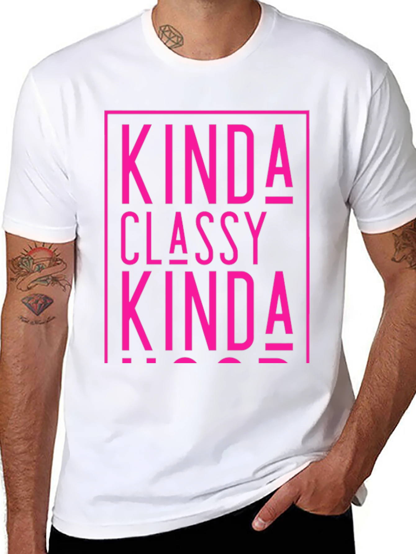 Kinda Classy Kinda Hood Graphic Tee - Unisex