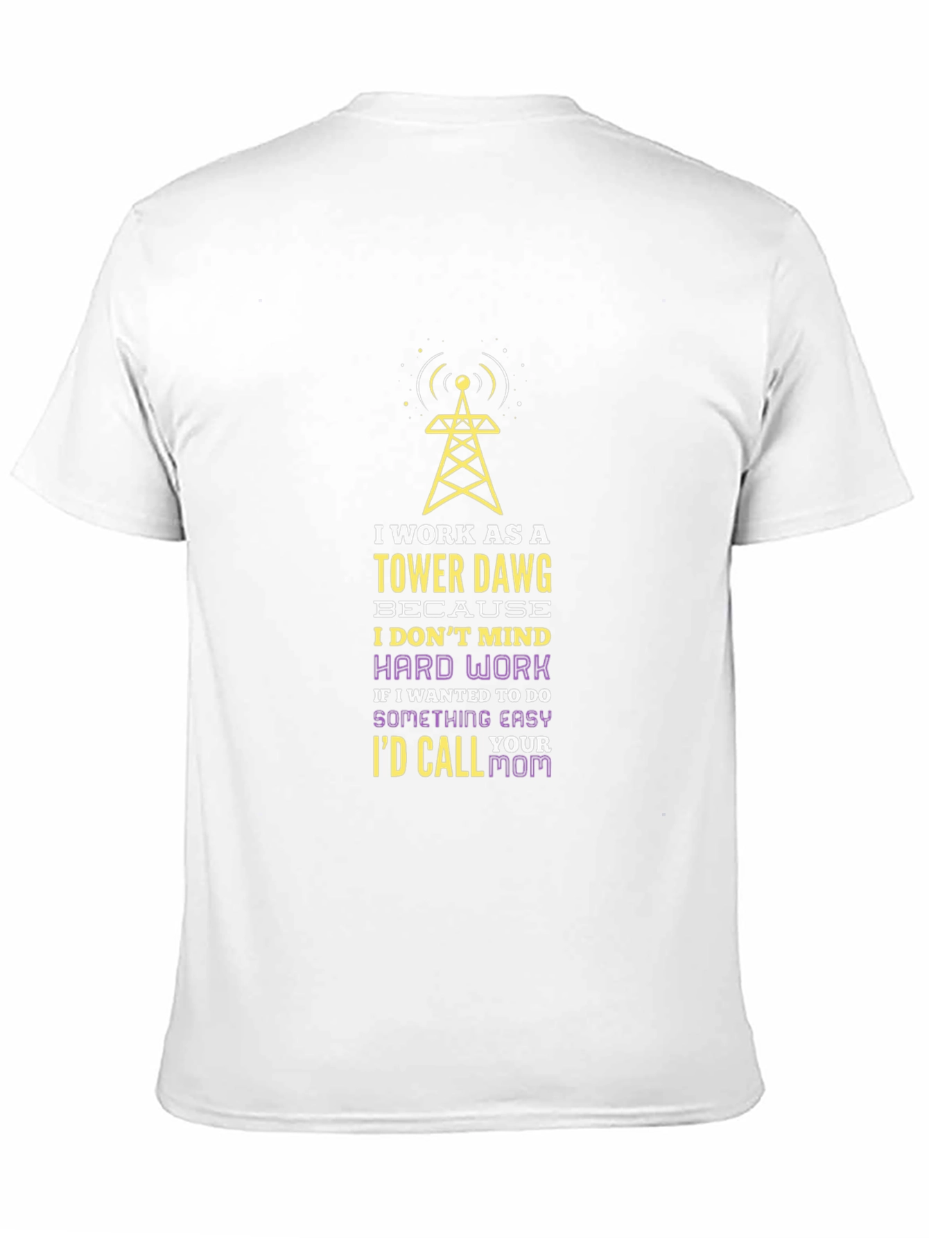 Tower Dawg Graphic Tee - Funny Work Shirt