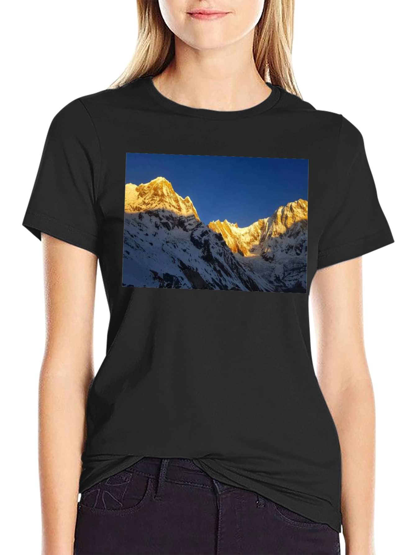 Mountain View Black T-Shirt