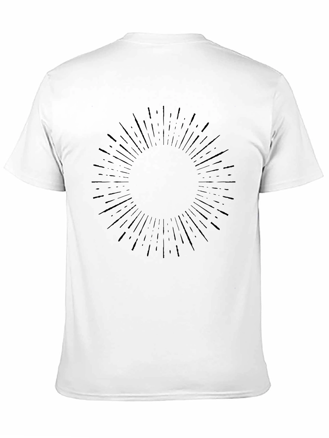 Sunburst Graphic Black T-Shirt
