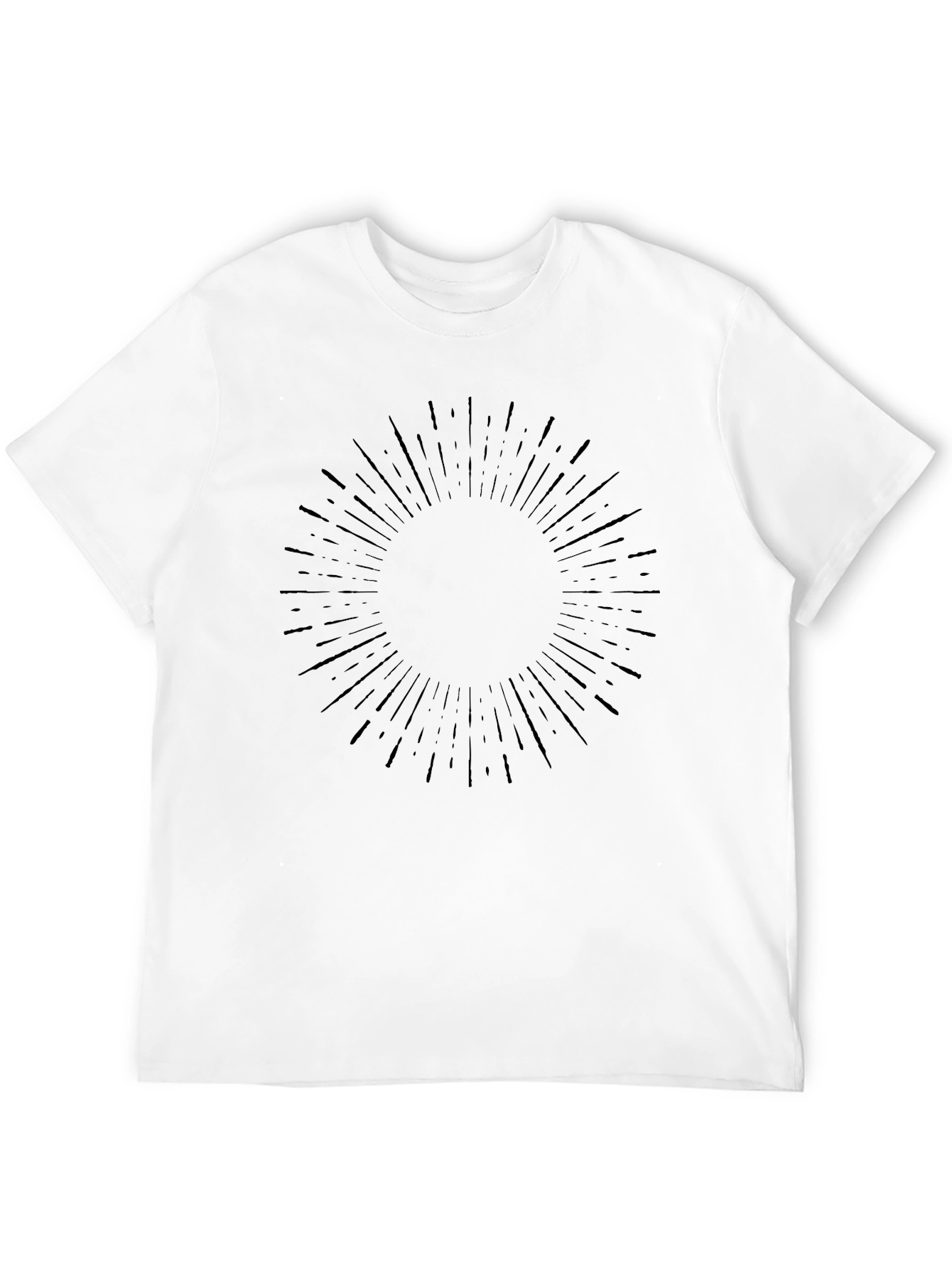 Sunburst Graphic Black T-Shirt