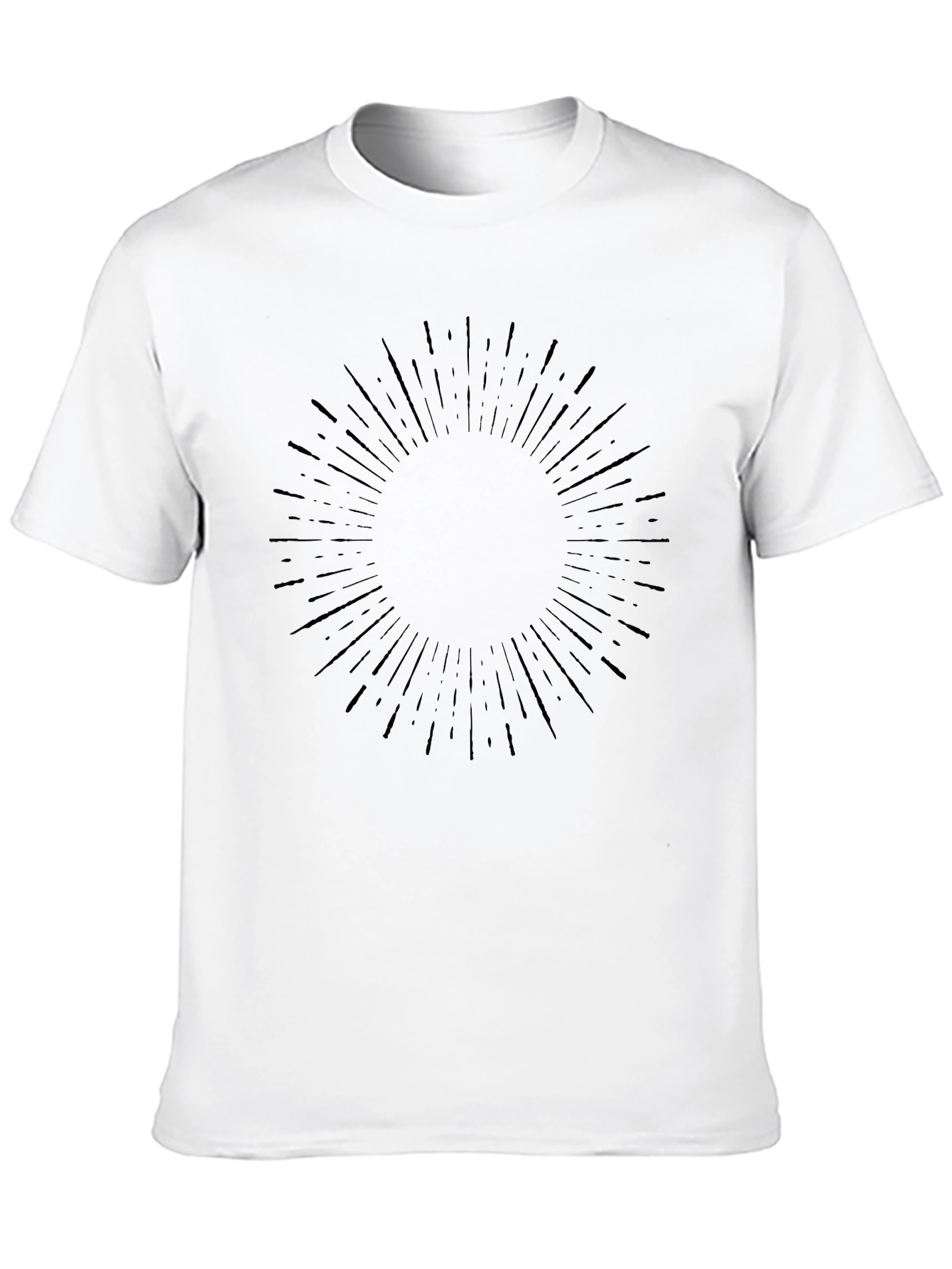 Sunburst Graphic Black T-Shirt