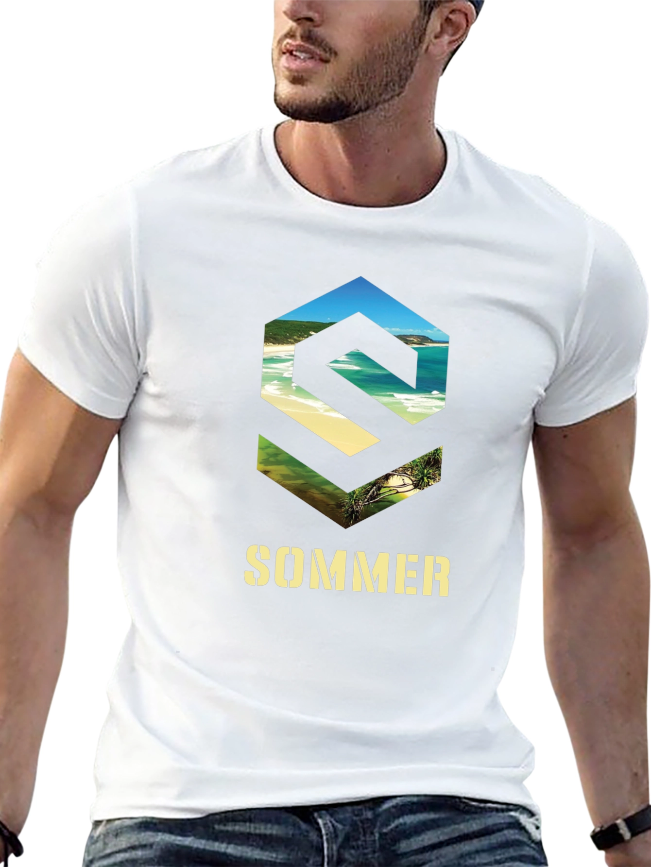 Sommer Beach Graphic Tee