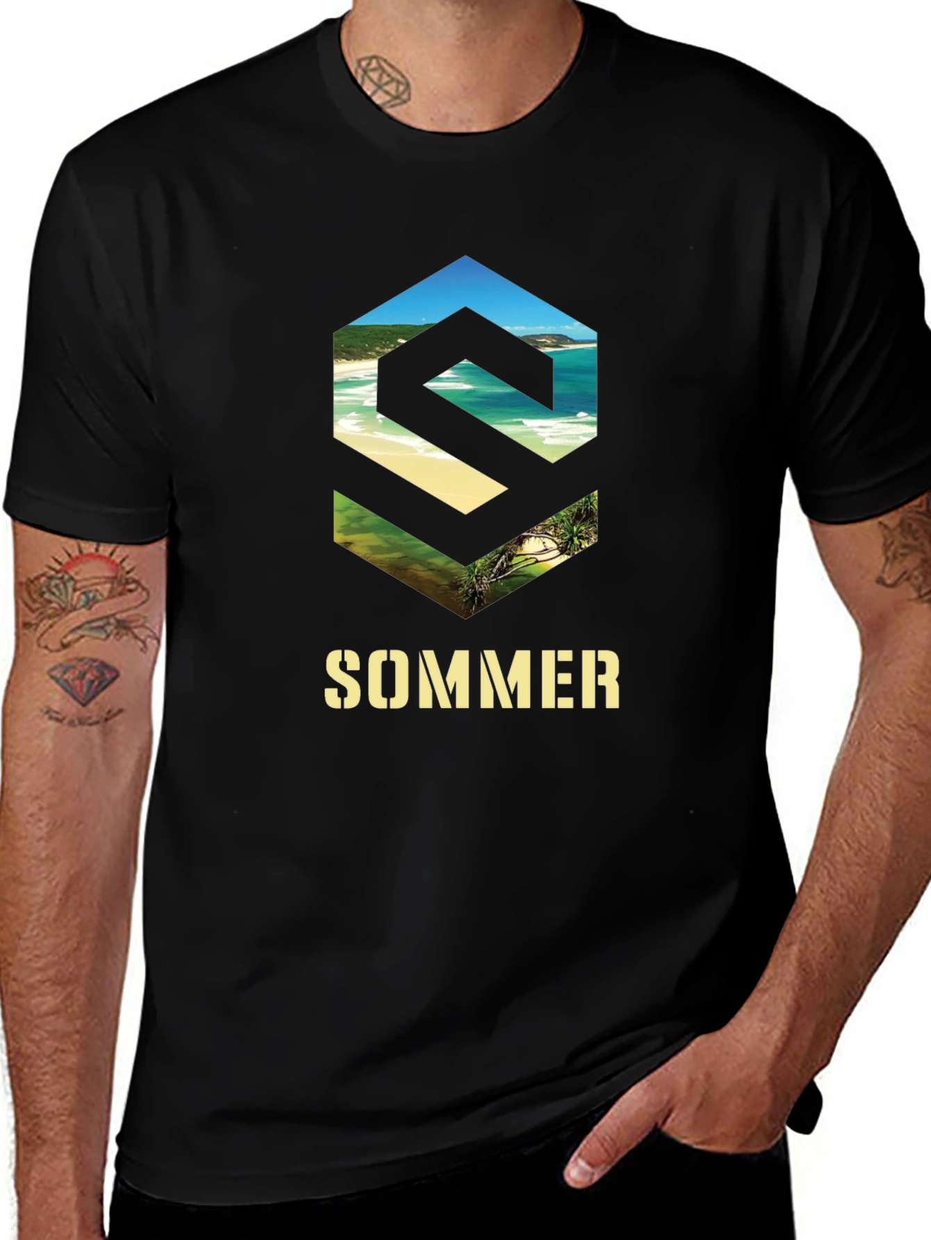 Sommer Beach Graphic Tee