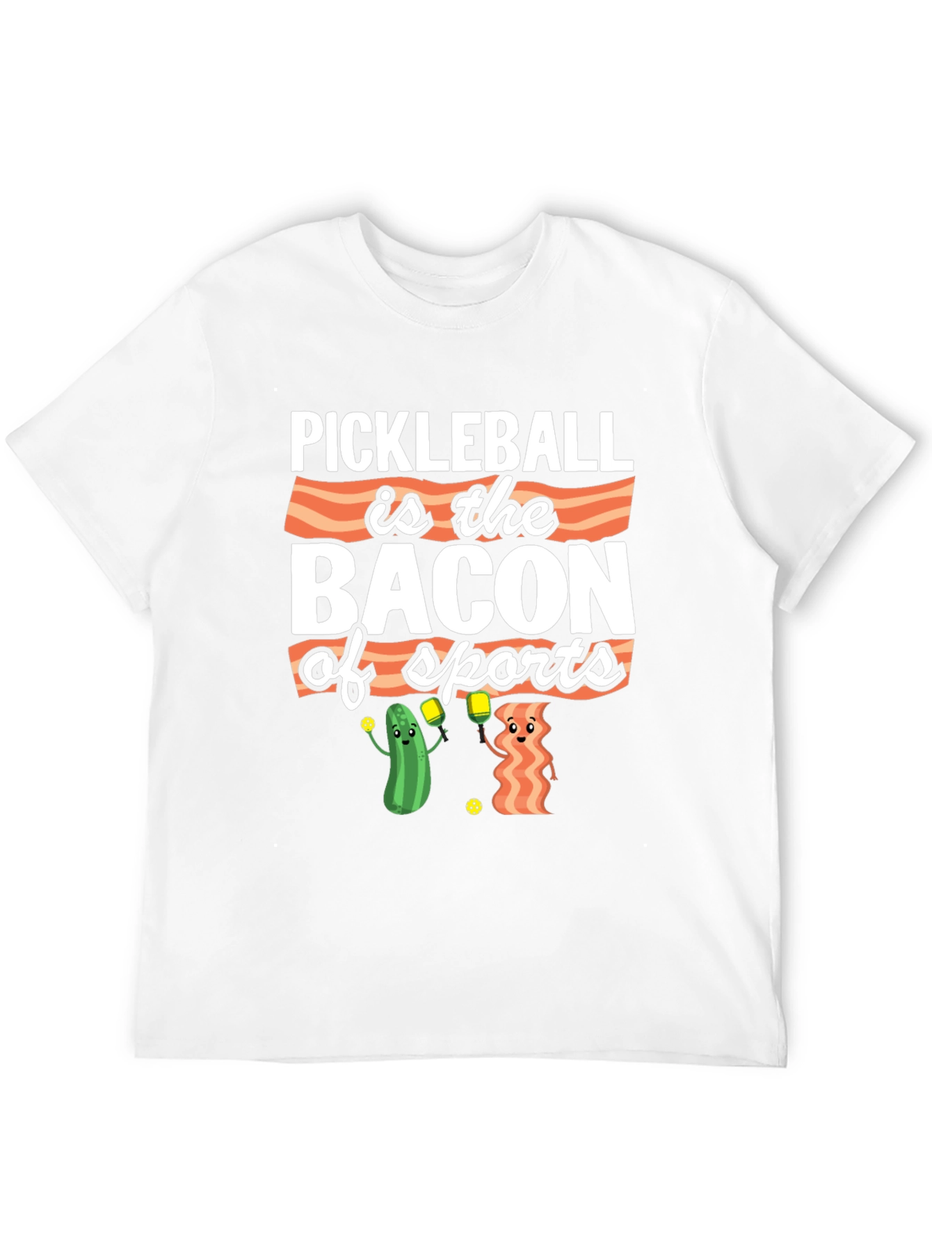 Pickleball Bacon Sports T-Shirt