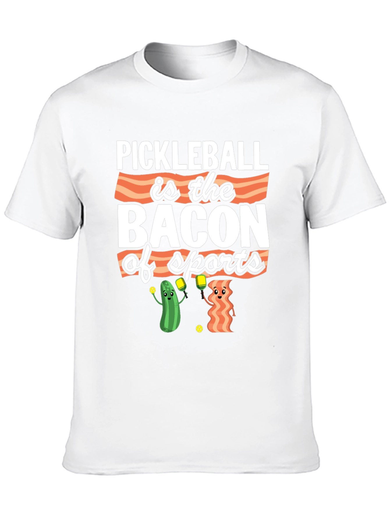 Pickleball Bacon Sports T-Shirt