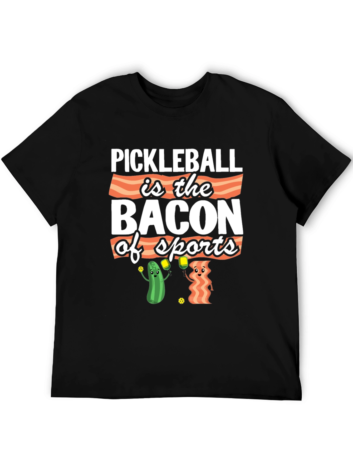 Pickleball Bacon Sports T-Shirt