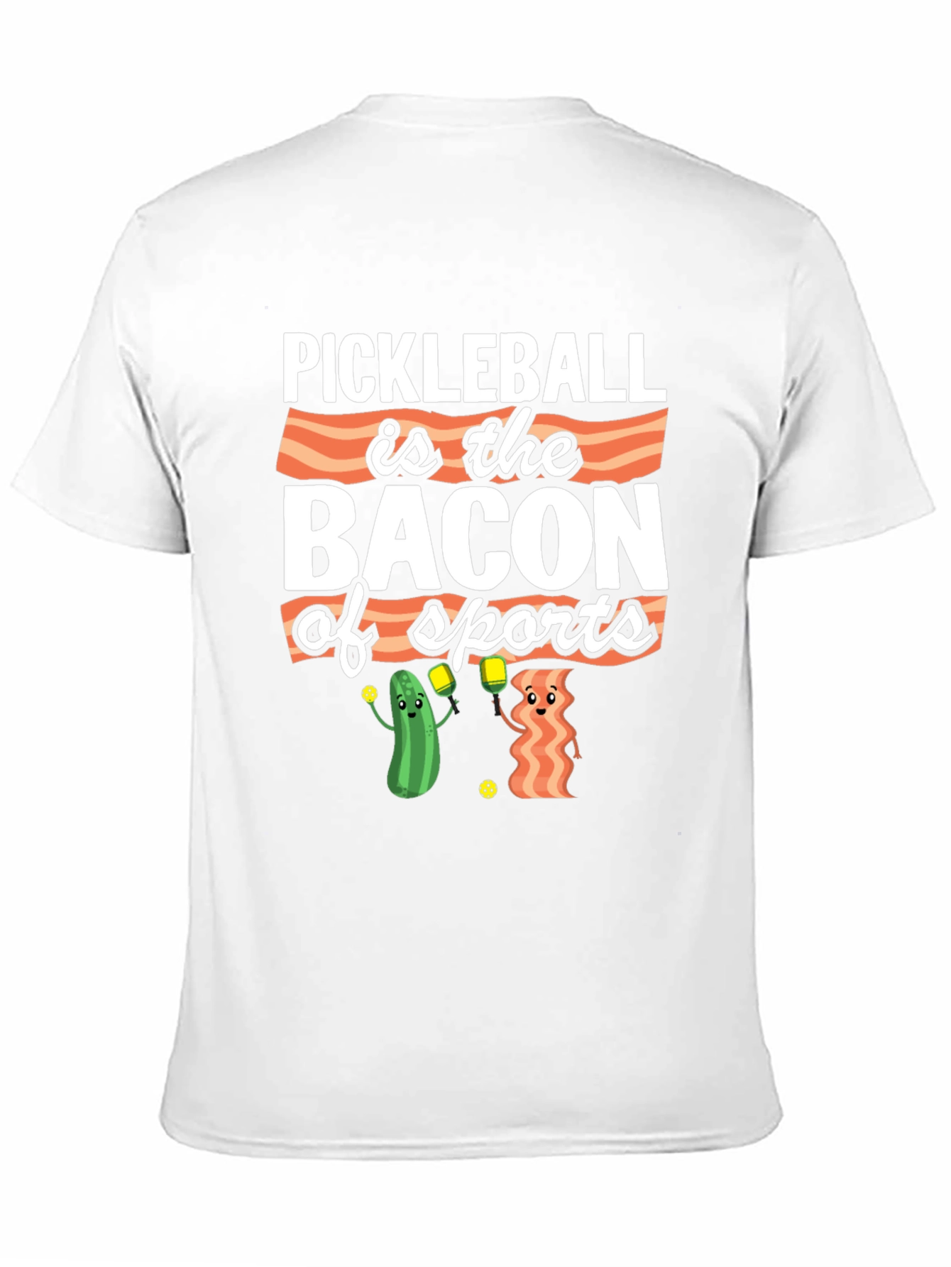 Pickleball Bacon Sports T-Shirt