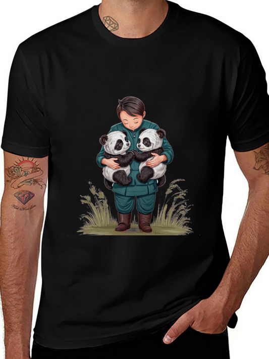 Panda Hug T-Shirt - Cute Animal Lover Tee