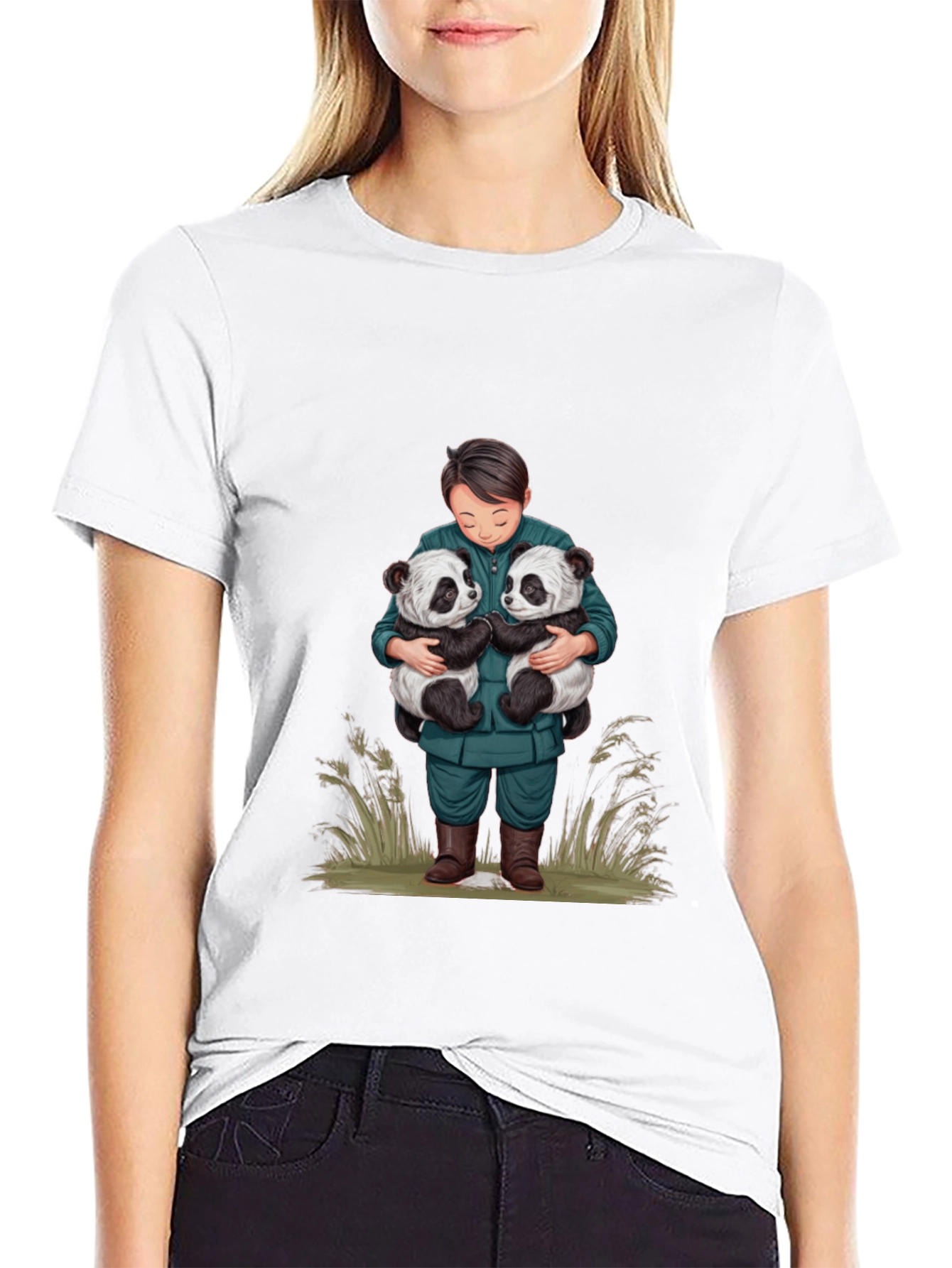 Panda Hug T-Shirt - Cute Animal Lover Tee