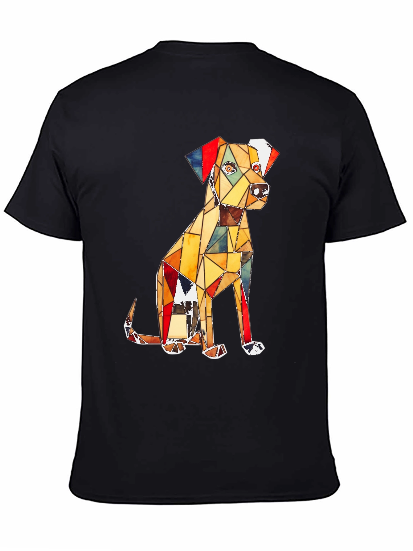 Geometric Dog Graphic Tee