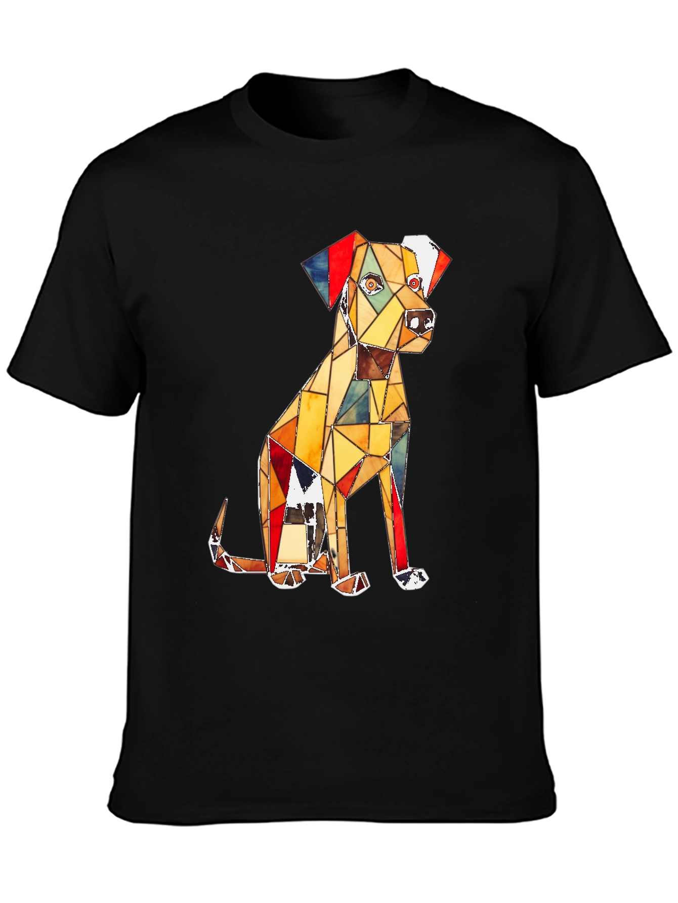 Geometric Dog Graphic Tee