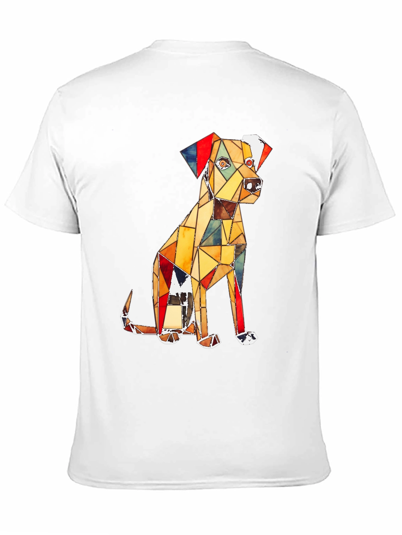 Geometric Dog Graphic Tee