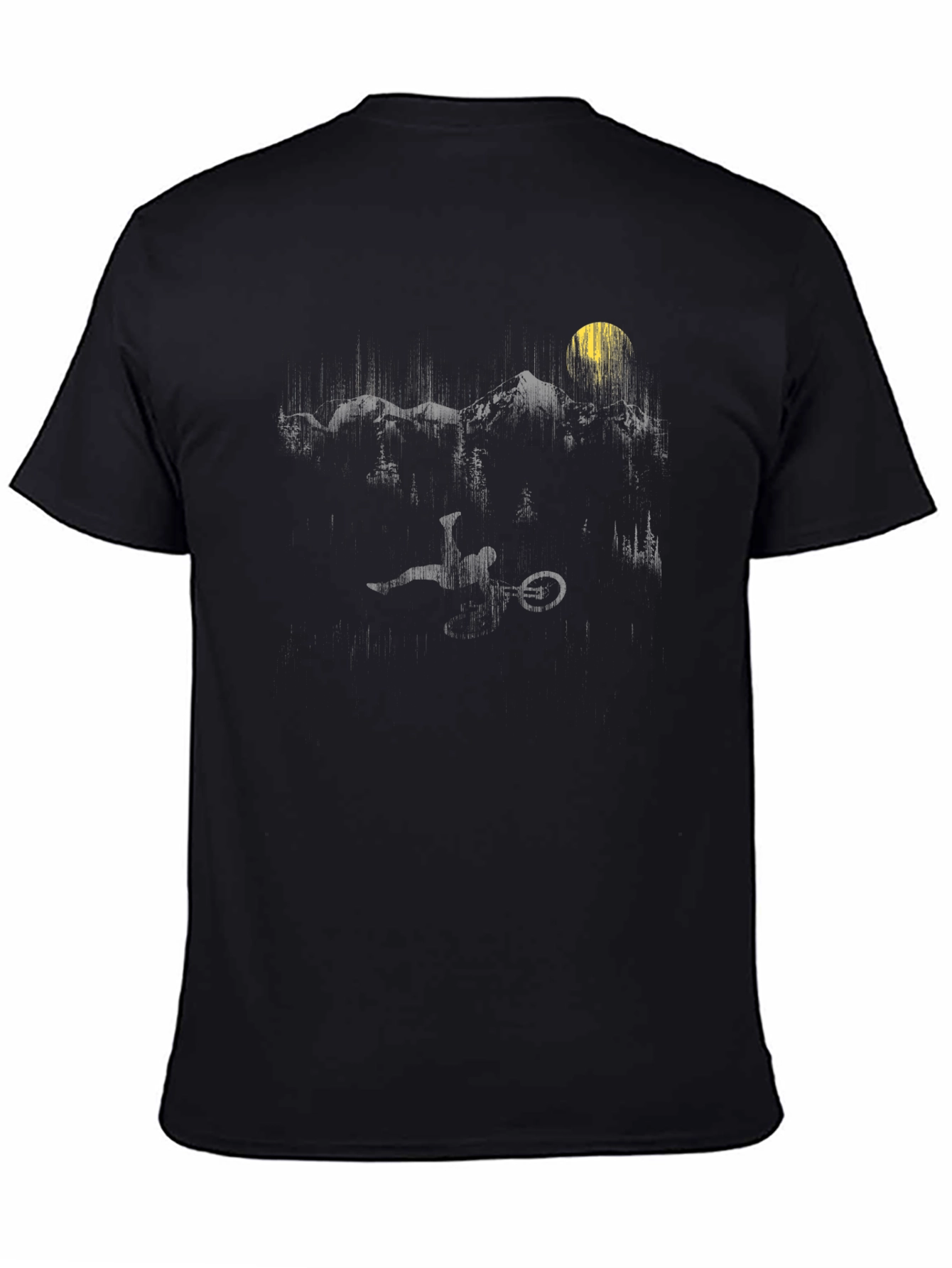 Mountain Bike Rider Silhouette Tee