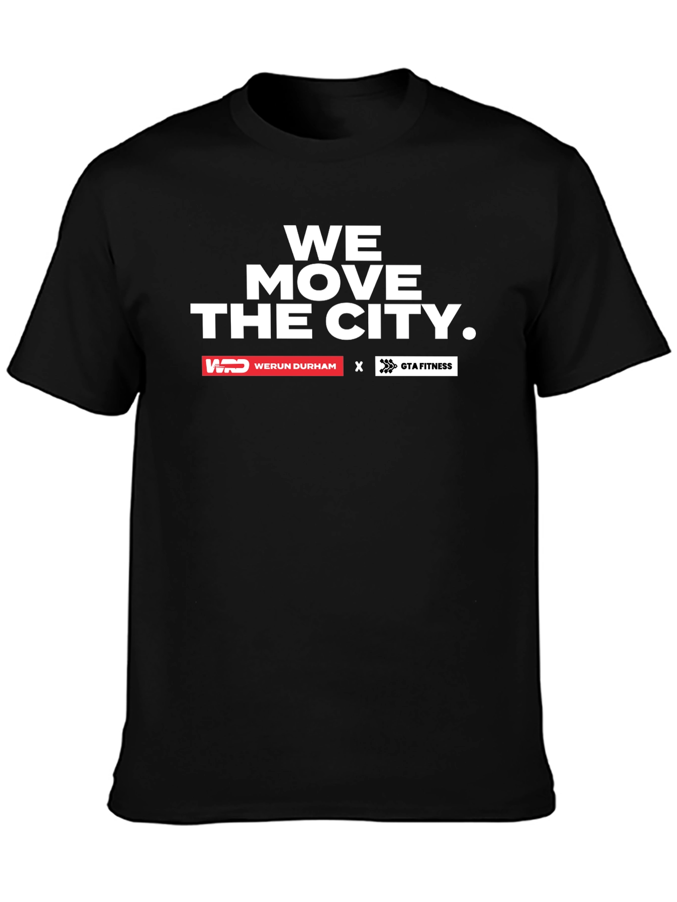 We Move The City Black Graphic T-Shirt