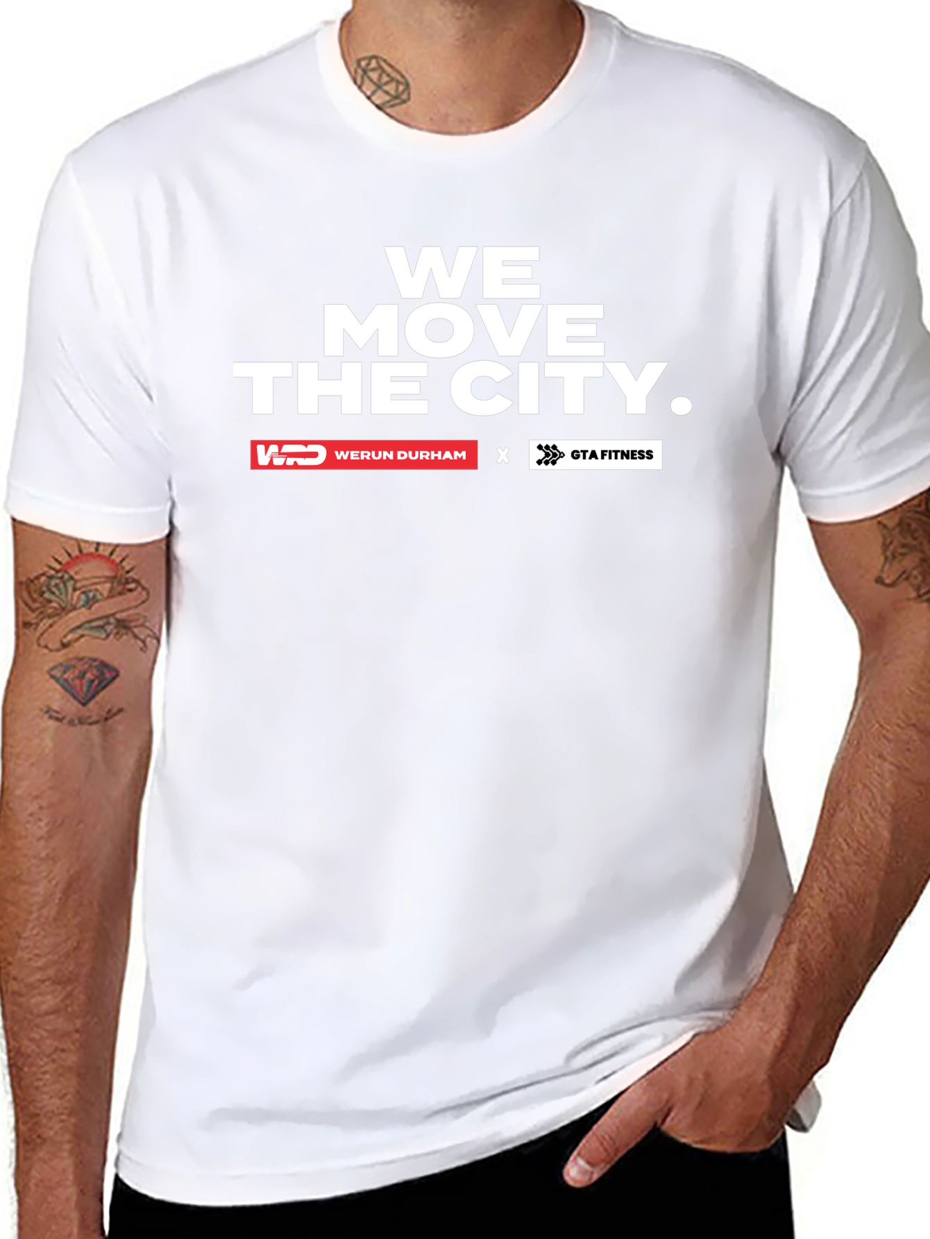 We Move The City Black Graphic T-Shirt