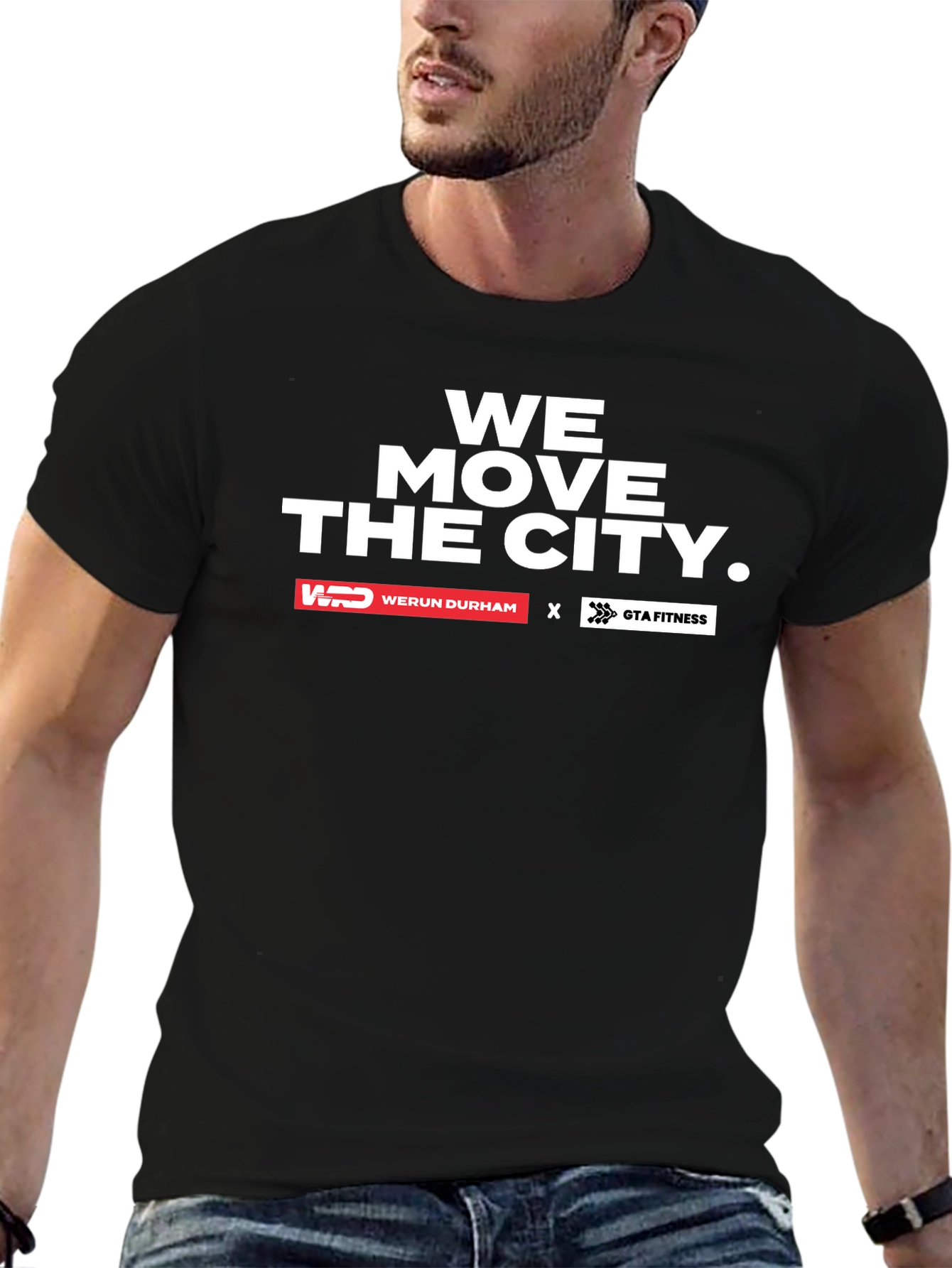 We Move The City Black Graphic T-Shirt