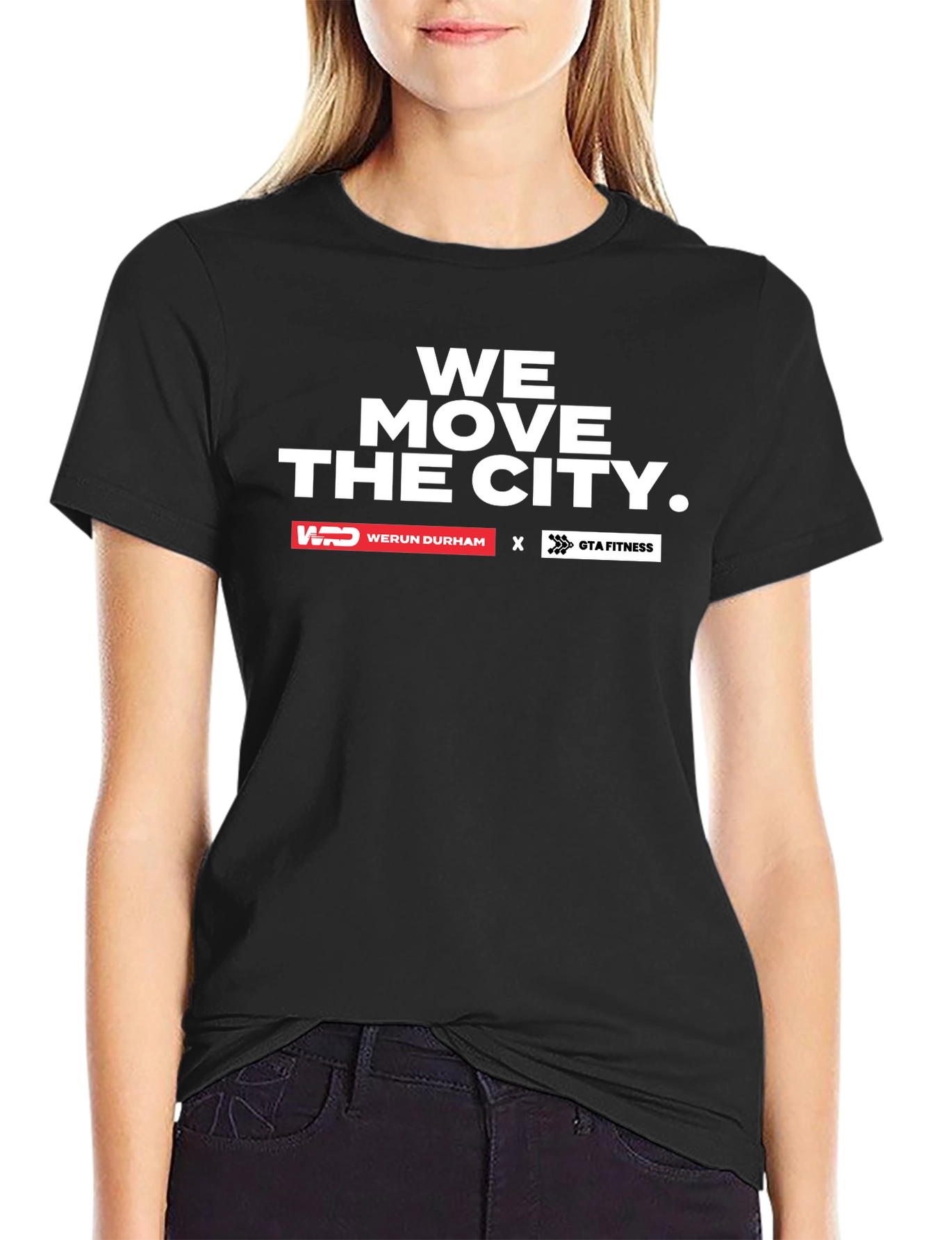 We Move The City Black Graphic T-Shirt