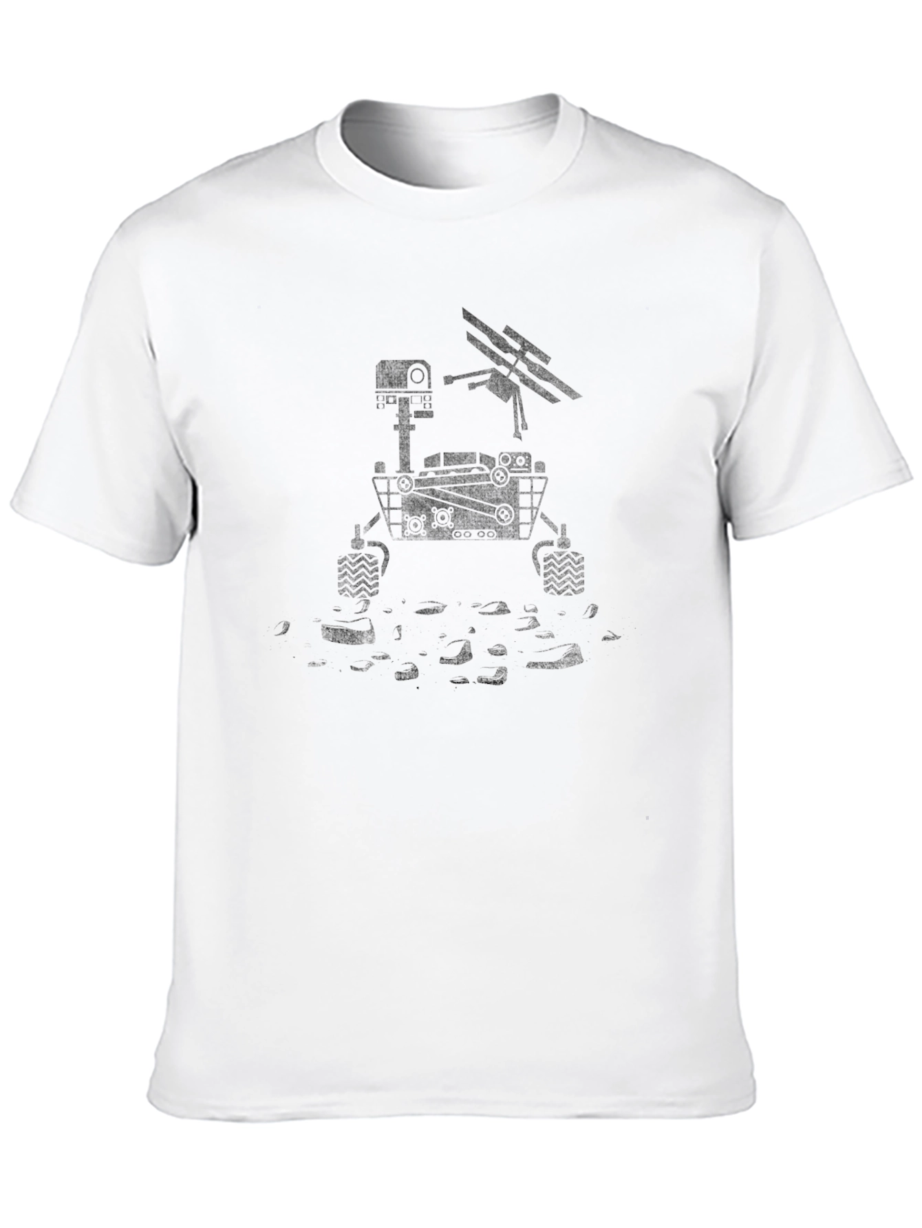 Mars Rover Graphic T-Shirt - Black