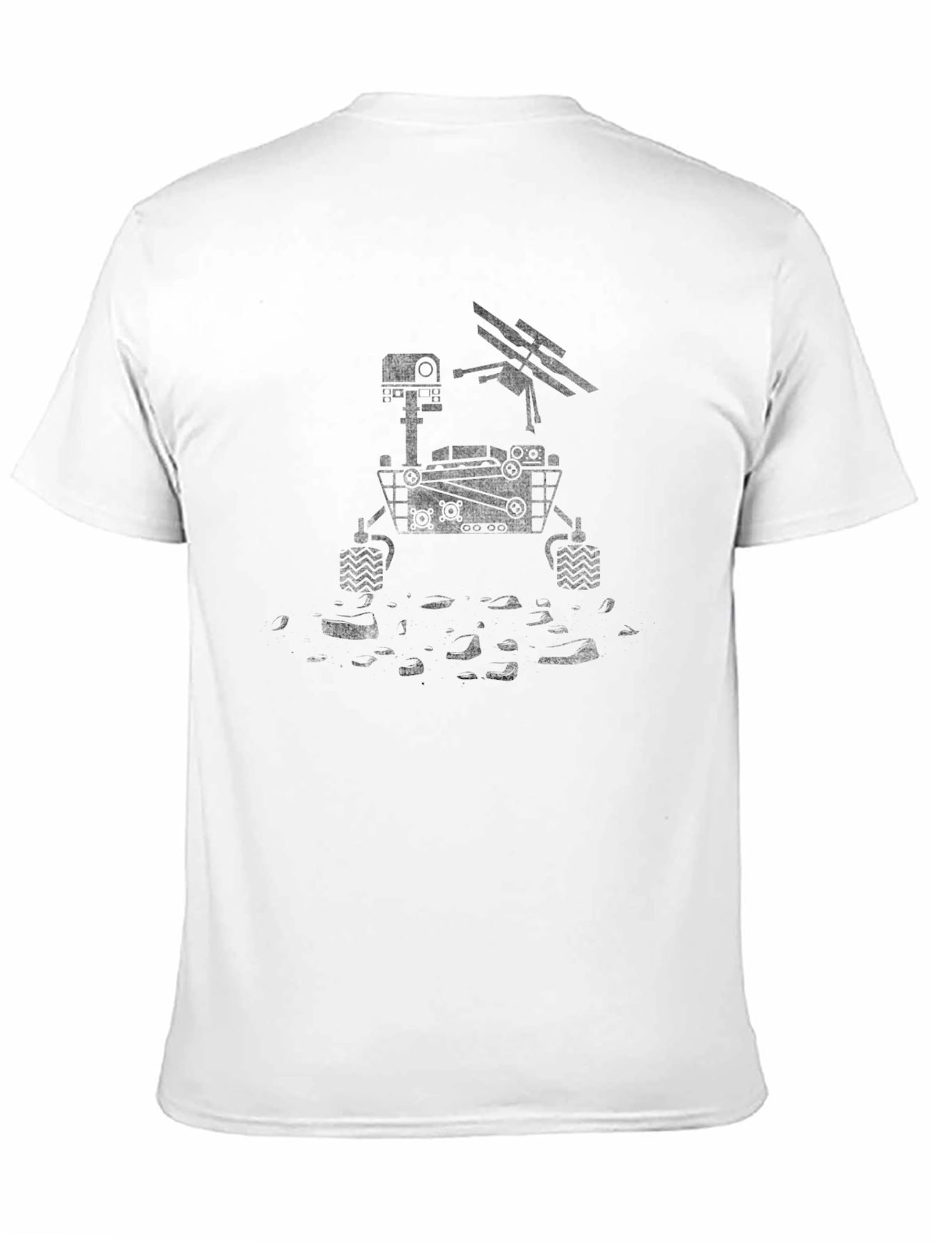 Mars Rover Graphic T-Shirt - Black
