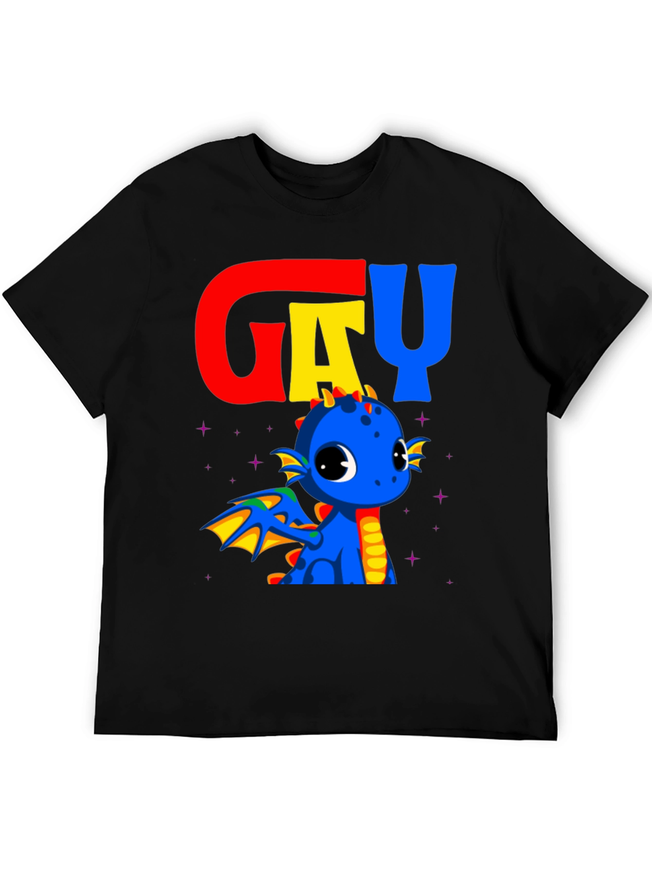 Gay Dragon Pride T-Shirt - Cute LGBTQ+ Apparel