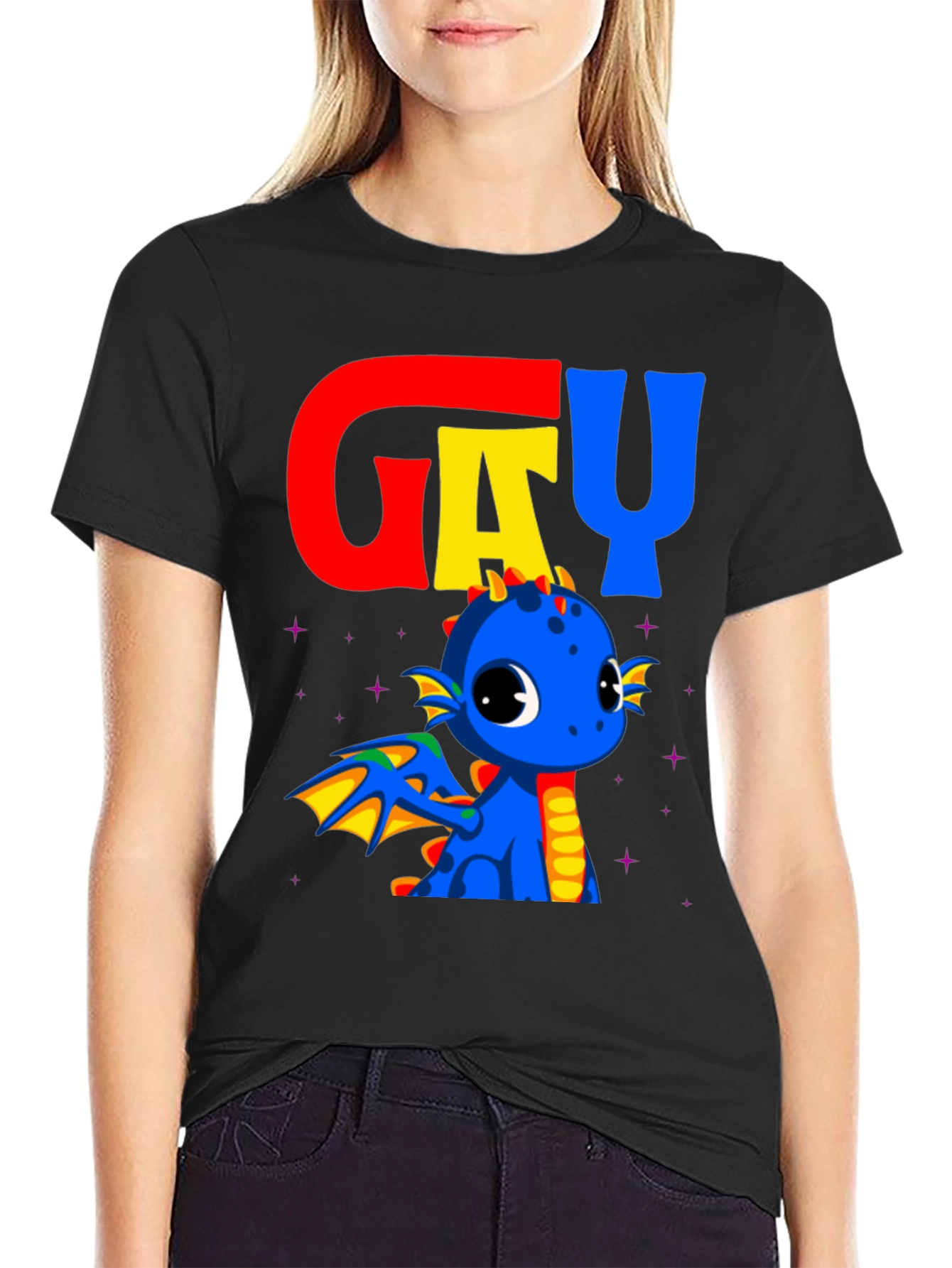 Gay Dragon Pride T-Shirt - Cute LGBTQ+ Apparel