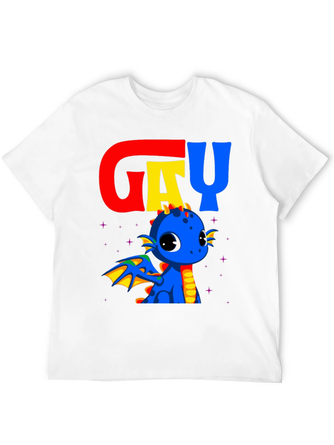 Gay Dragon Pride T-Shirt - Cute LGBTQ+ Apparel