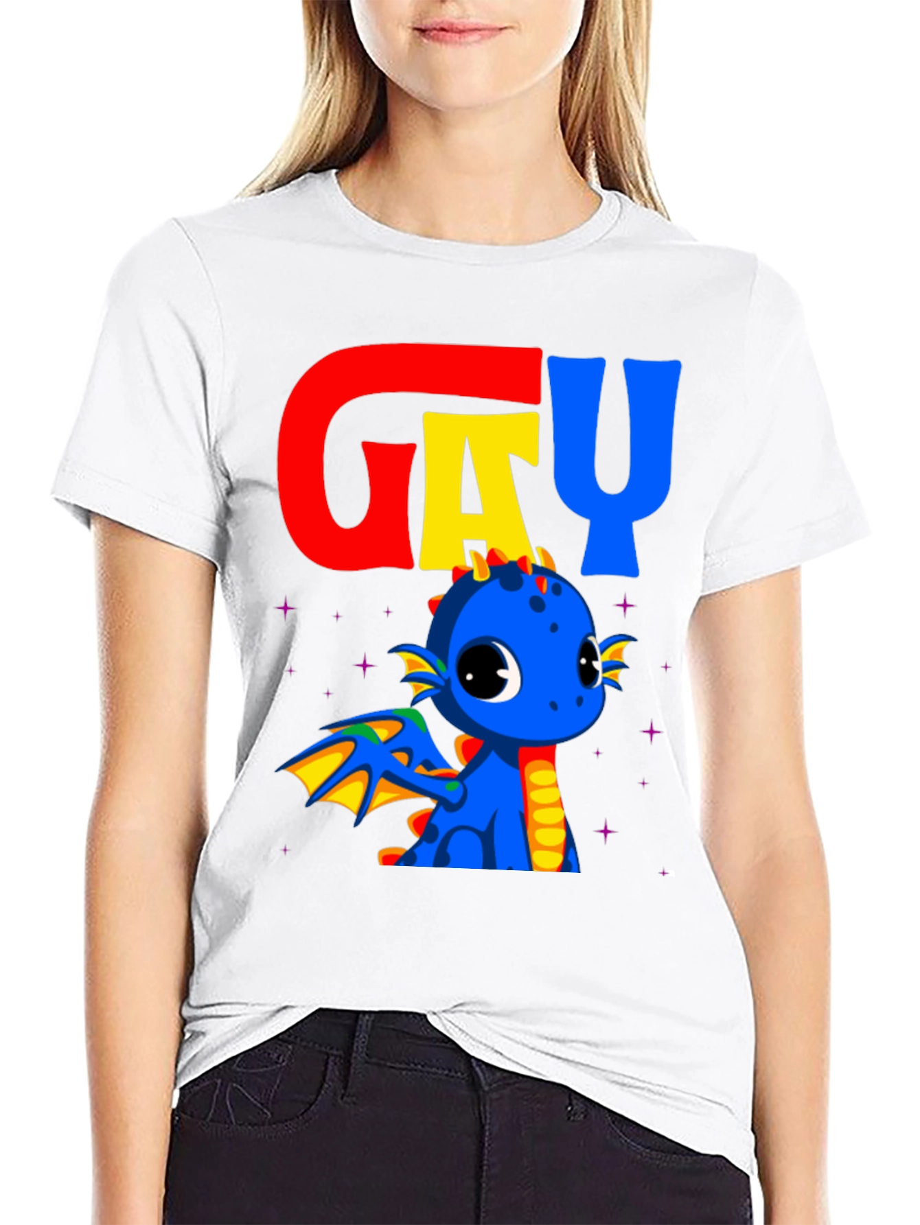 Gay Dragon Pride T-Shirt - Cute LGBTQ+ Apparel