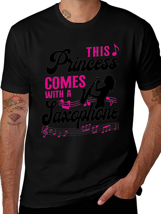 Princess Saxophone T-Shirt - Musician Tee