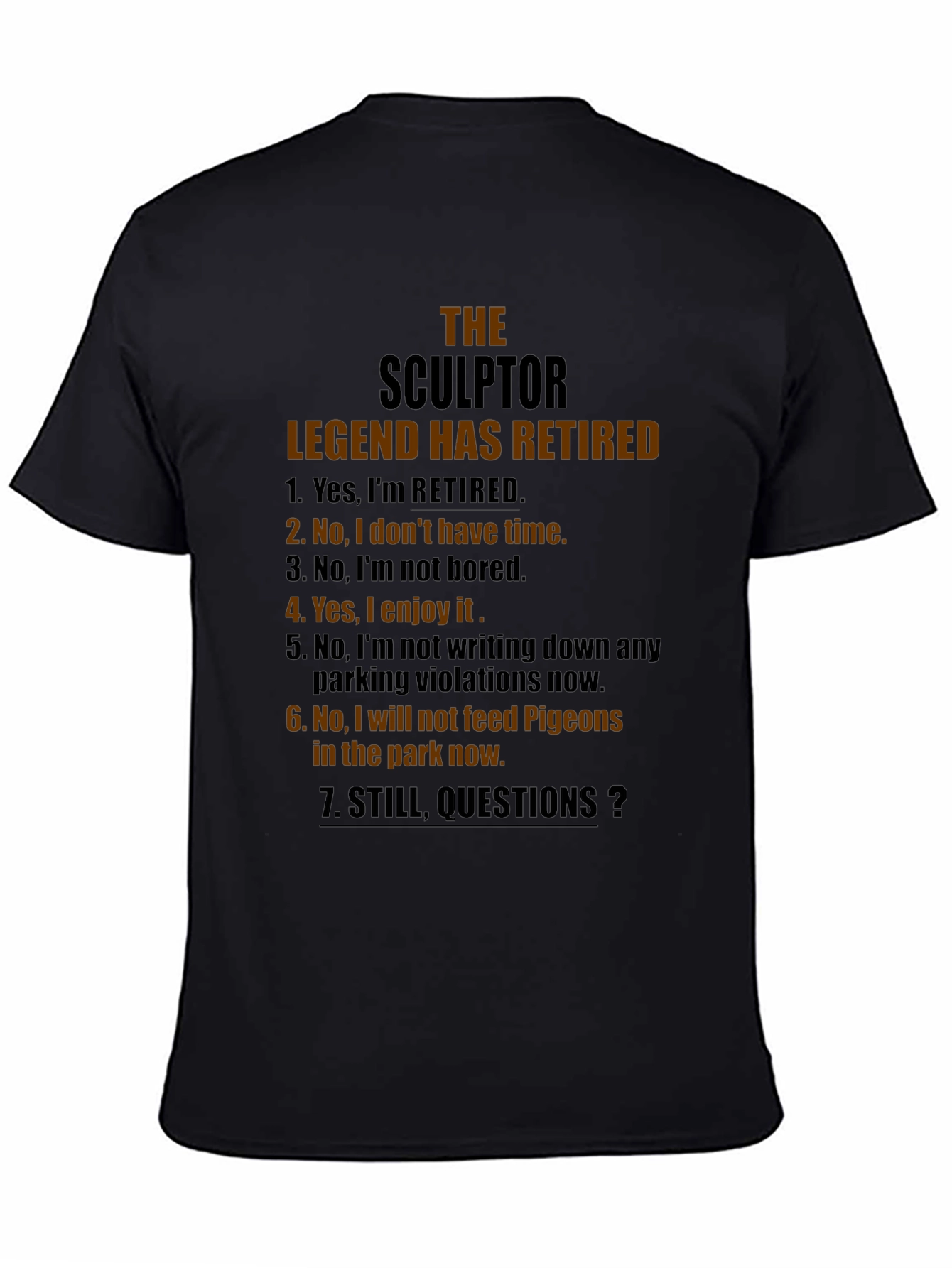 Sculptor Legend Retired Graphic T-Shirt