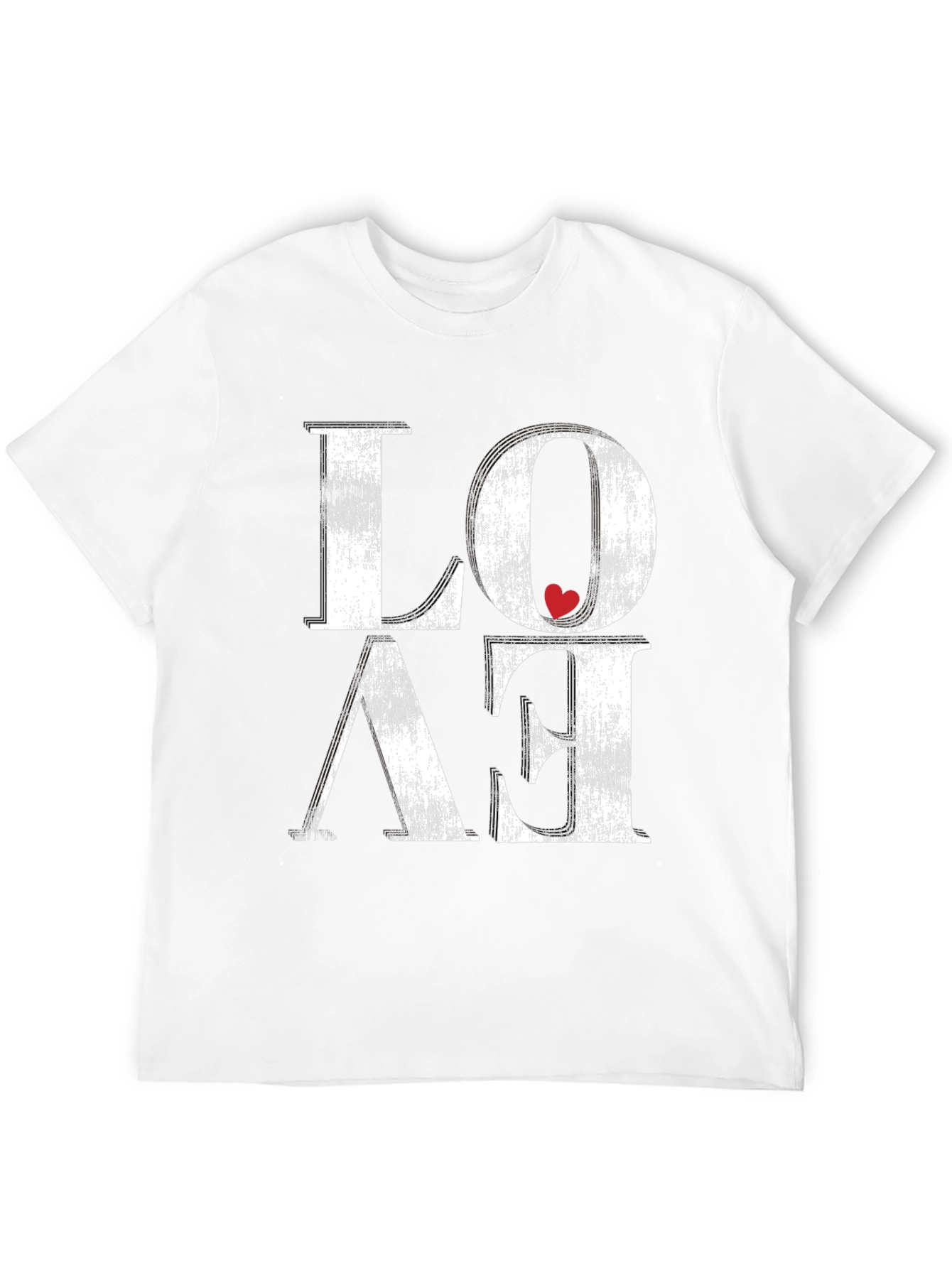 Love Graphic Tee - Distressed Print