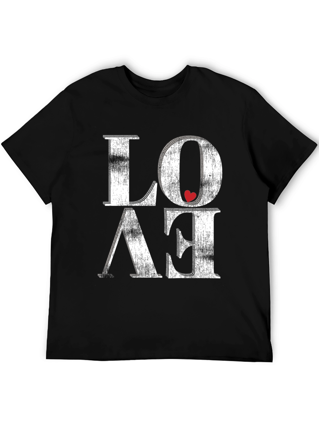Love Graphic Tee - Distressed Print