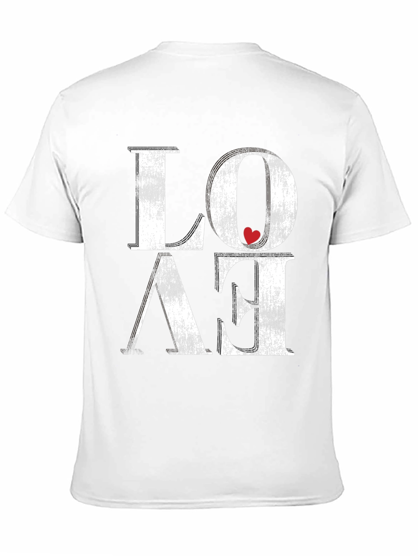 Love Graphic Tee - Distressed Print