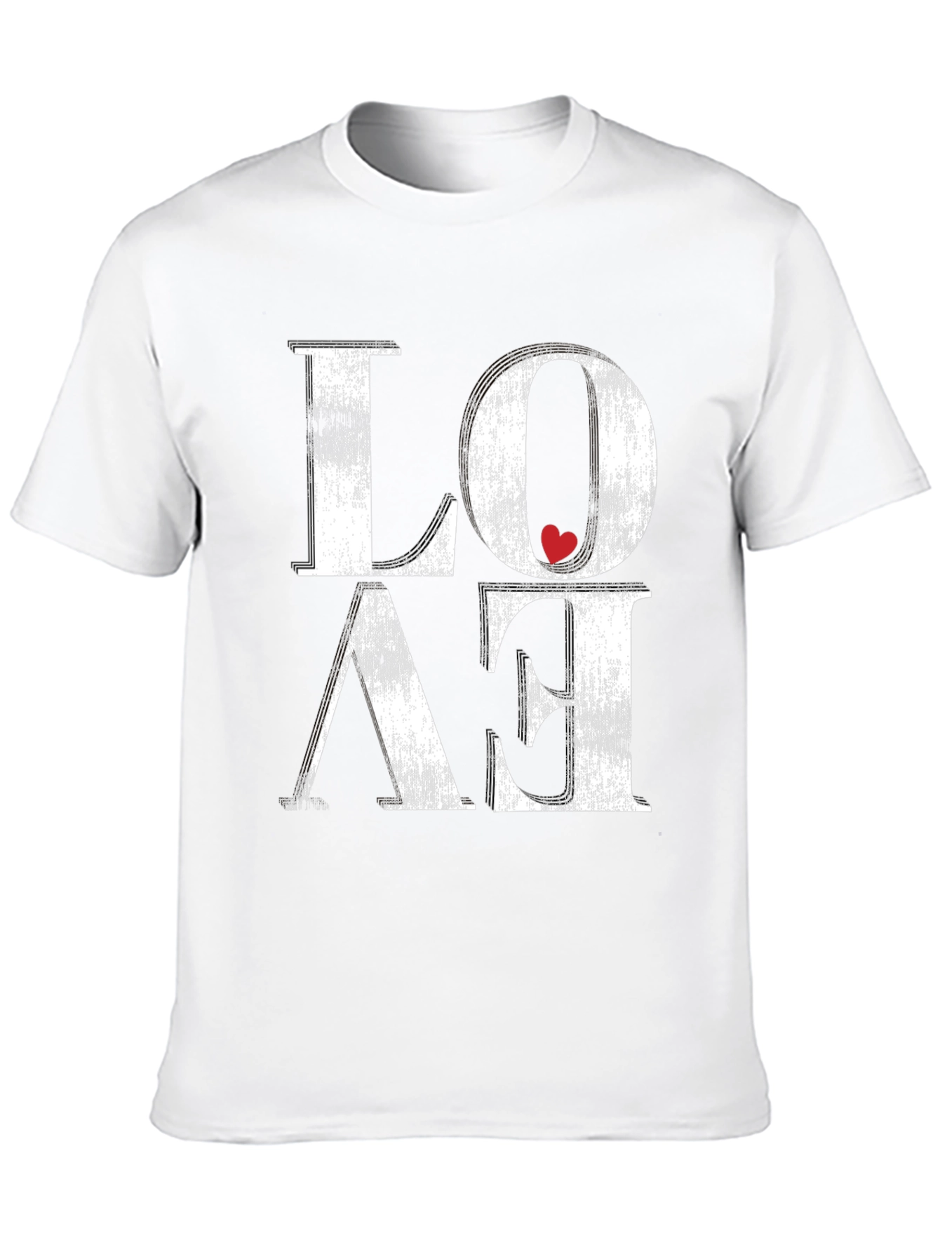 Love Graphic Tee - Distressed Print