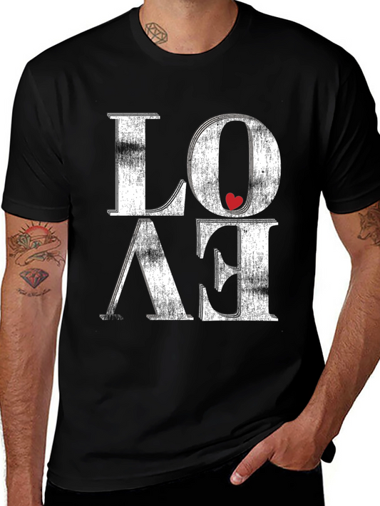 Love Graphic Tee - Distressed Print