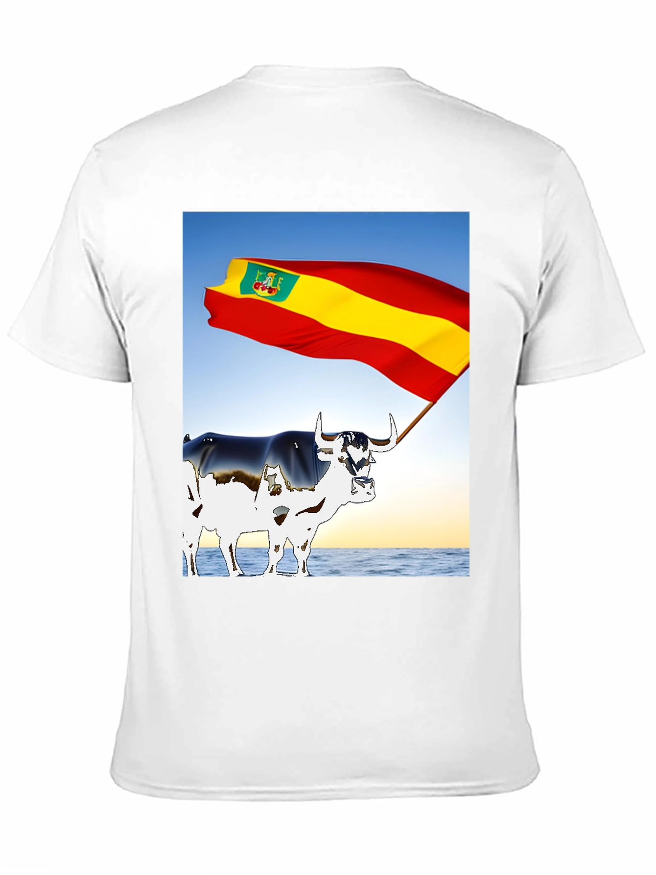 Spanish Bull Flag Graphic Tee