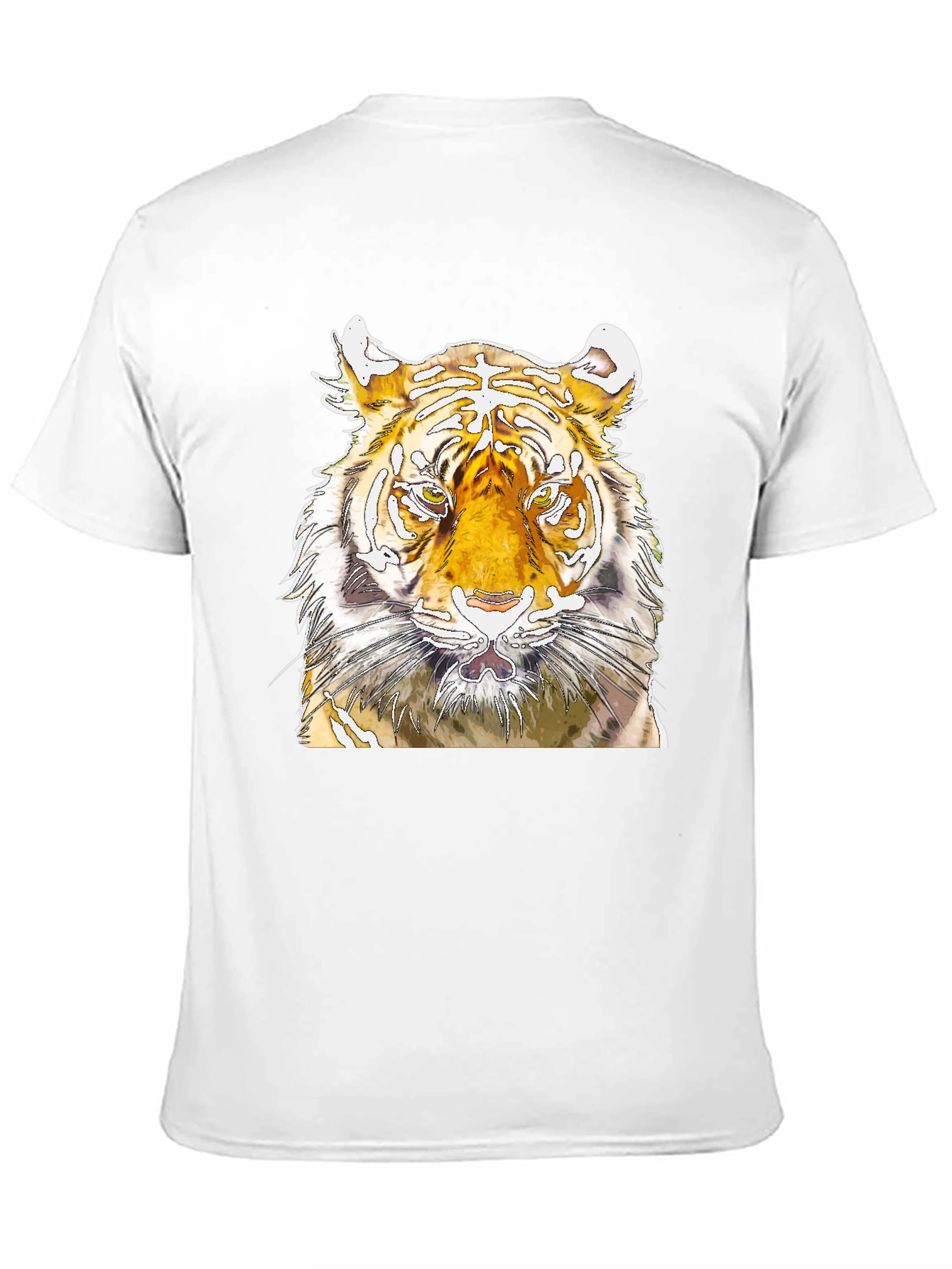 Tiger Graphic Tee - Fierce Animal Print T-Shirt