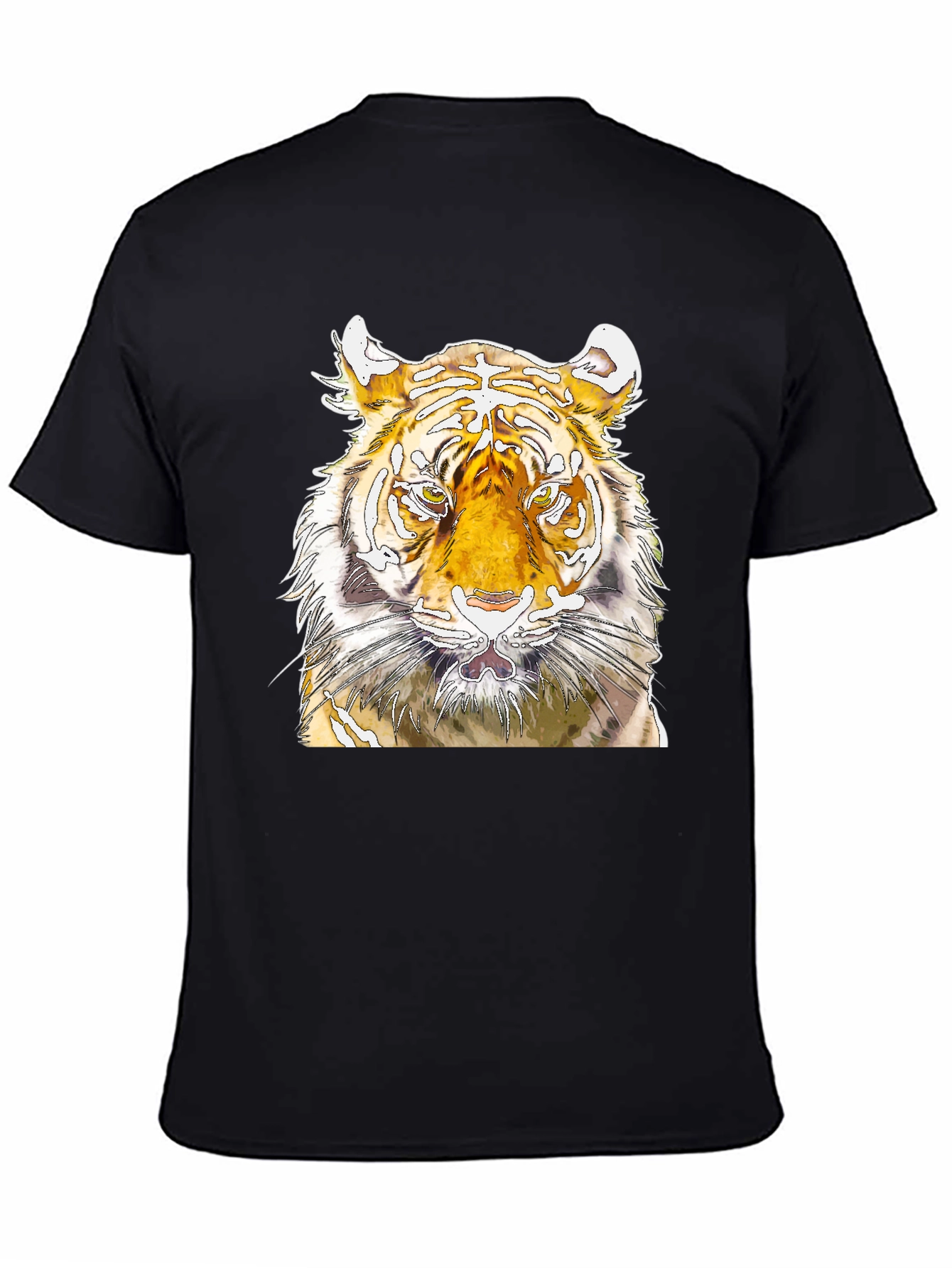 Tiger Graphic Tee - Fierce Animal Print T-Shirt