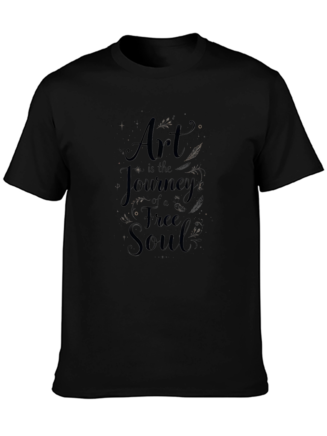 Art is the Journey Graphic Tee - Black