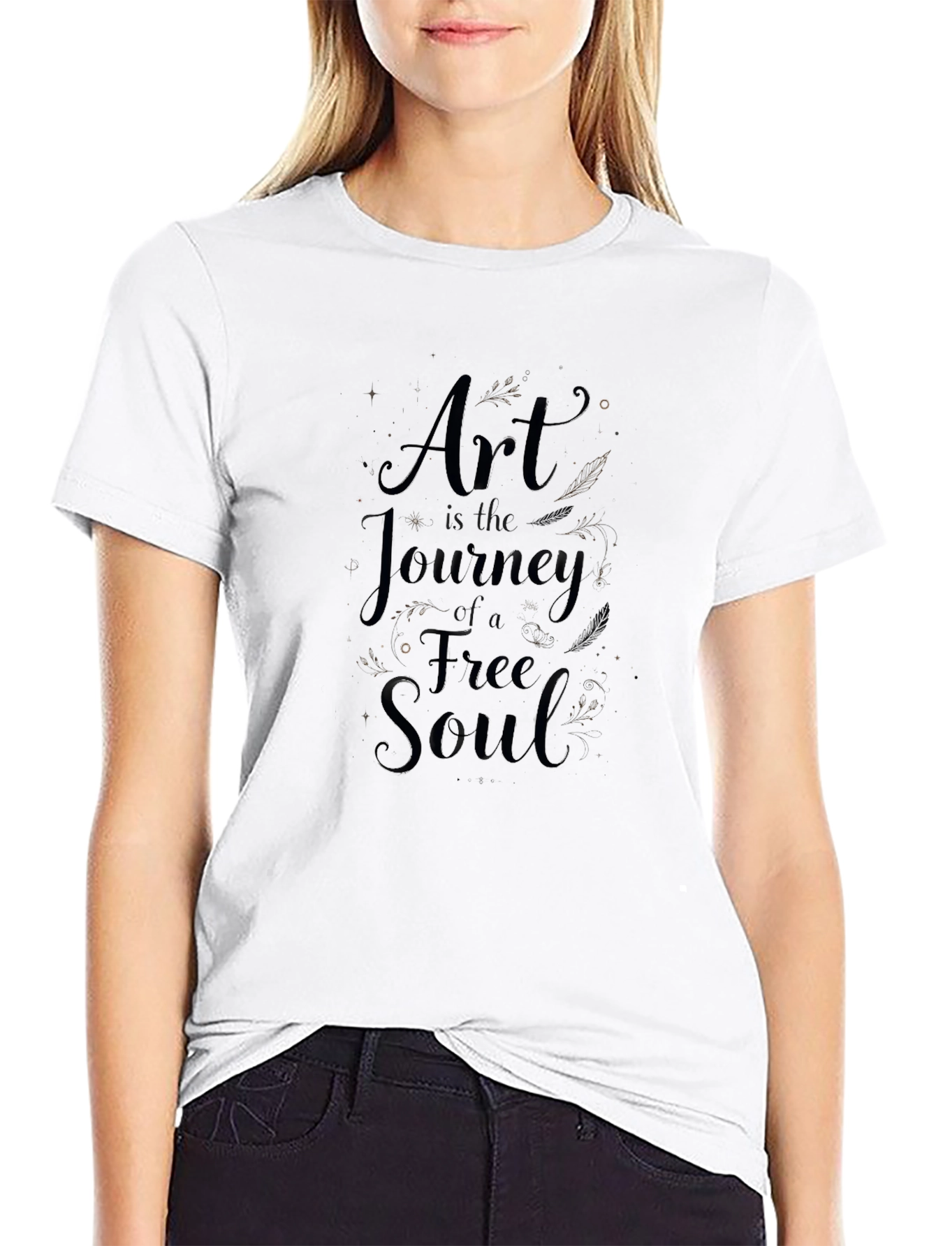 Art is the Journey Graphic Tee - Black