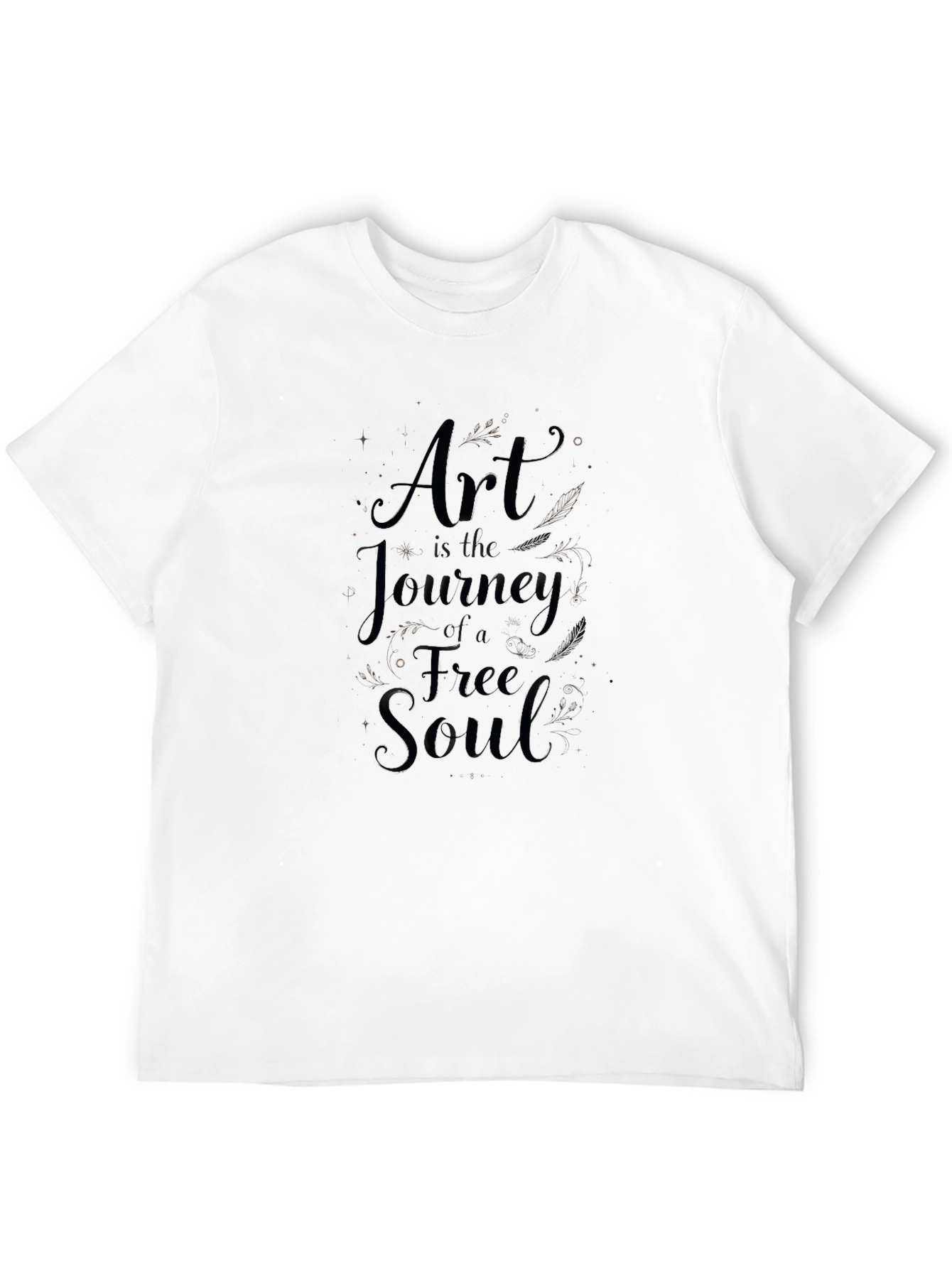 Art is the Journey Graphic Tee - Black