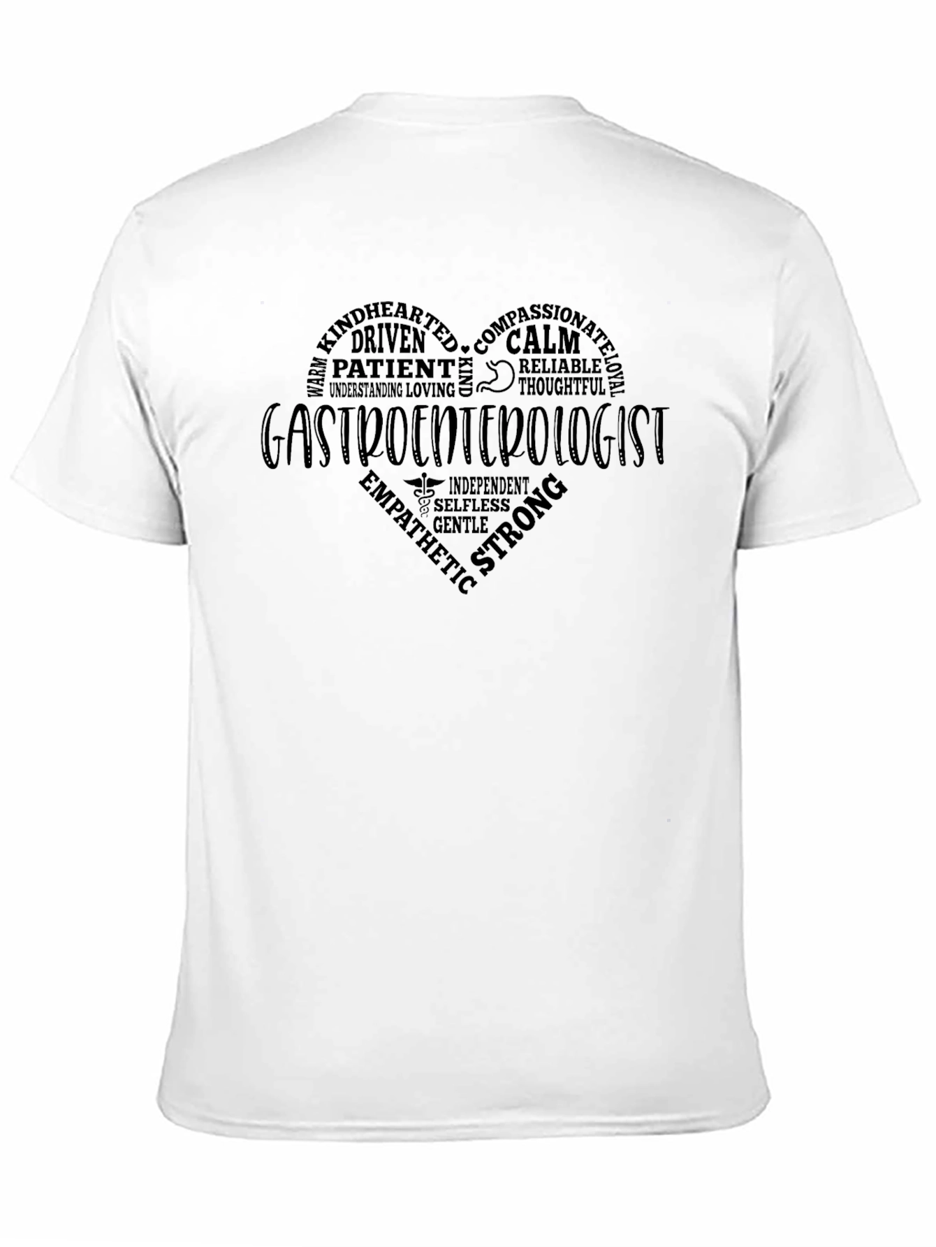 Gastroenterologist Heart Word Art T-Shirt
