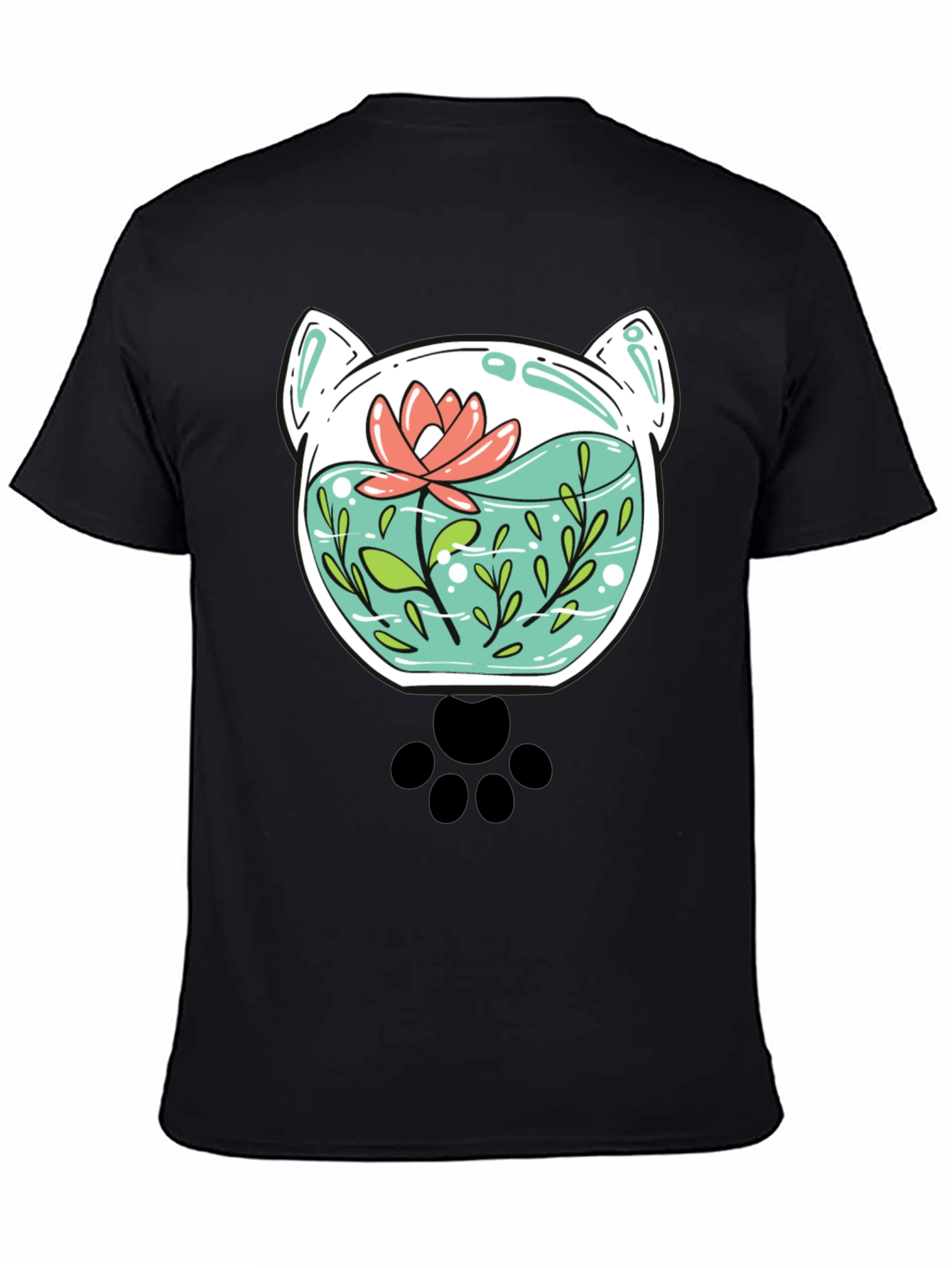 Cat Aquarium Graphic Tee