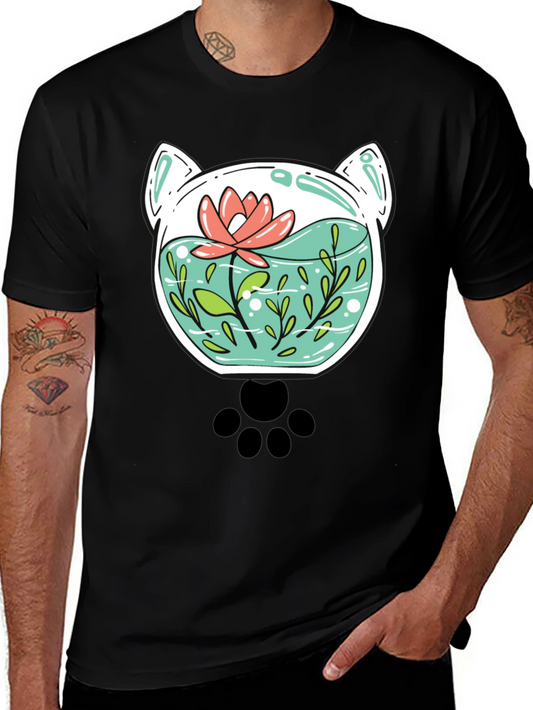 Cat Aquarium Graphic Tee
