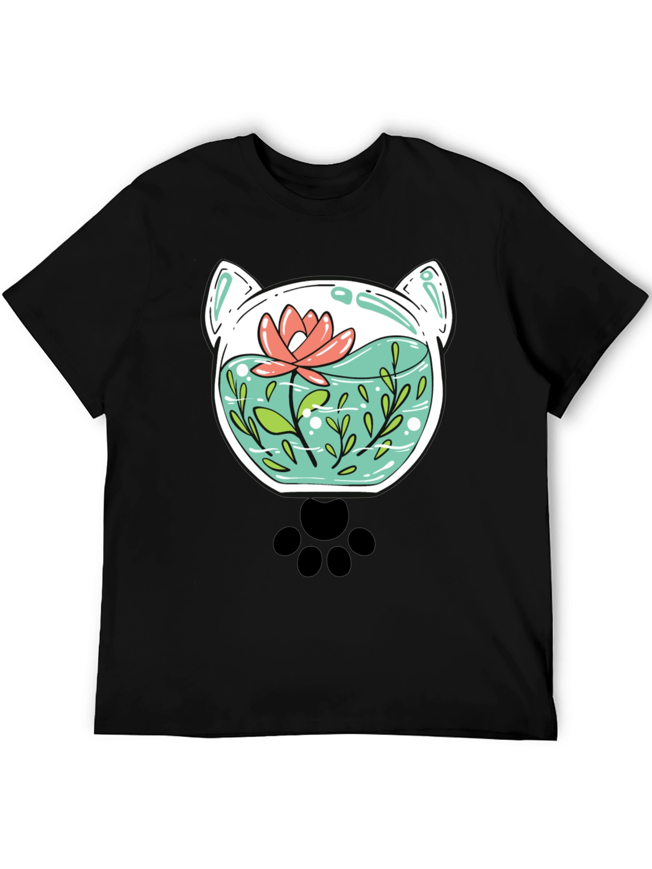 Cat Aquarium Graphic Tee