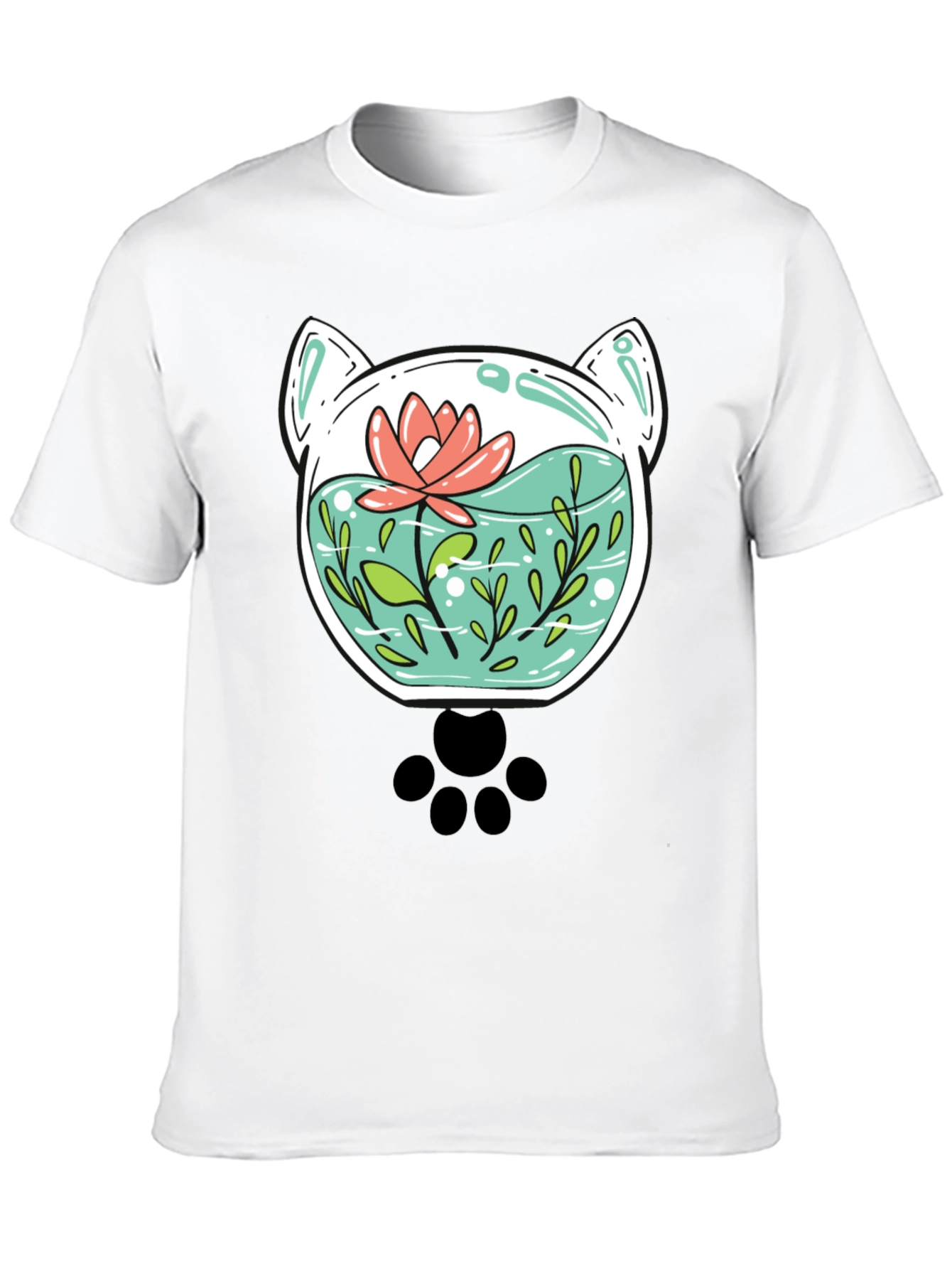 Cat Aquarium Graphic Tee