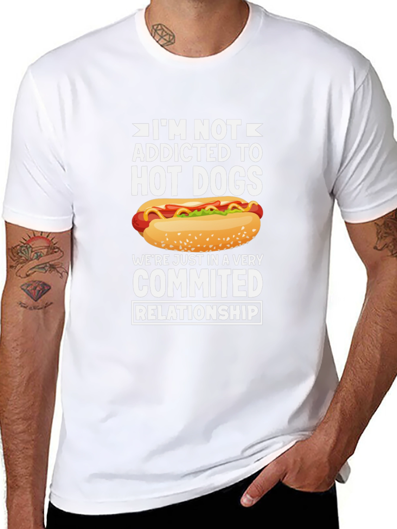 Hot Dog Relationship T-Shirt