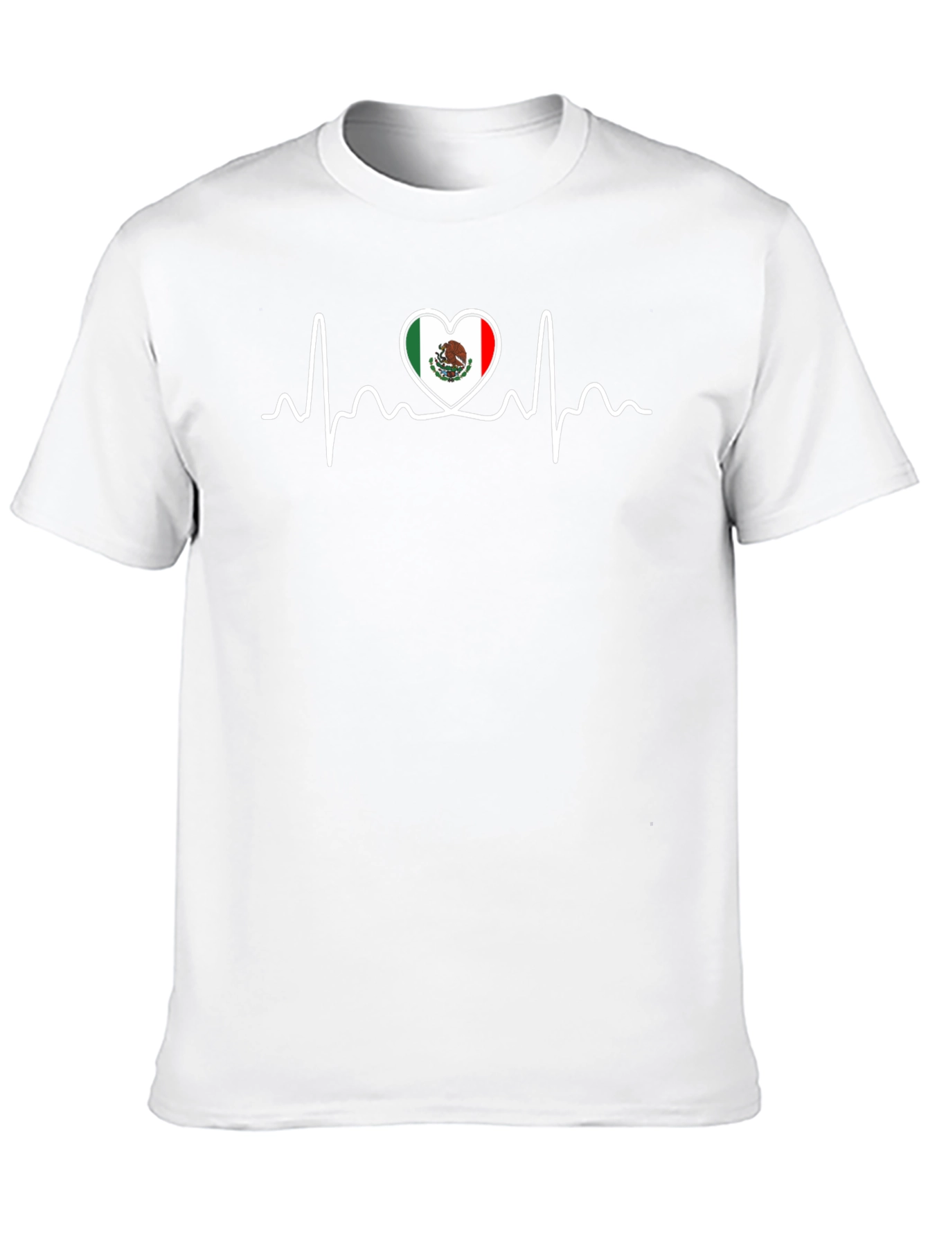 Mexico Heartbeat T-Shirt - Viva Mexico