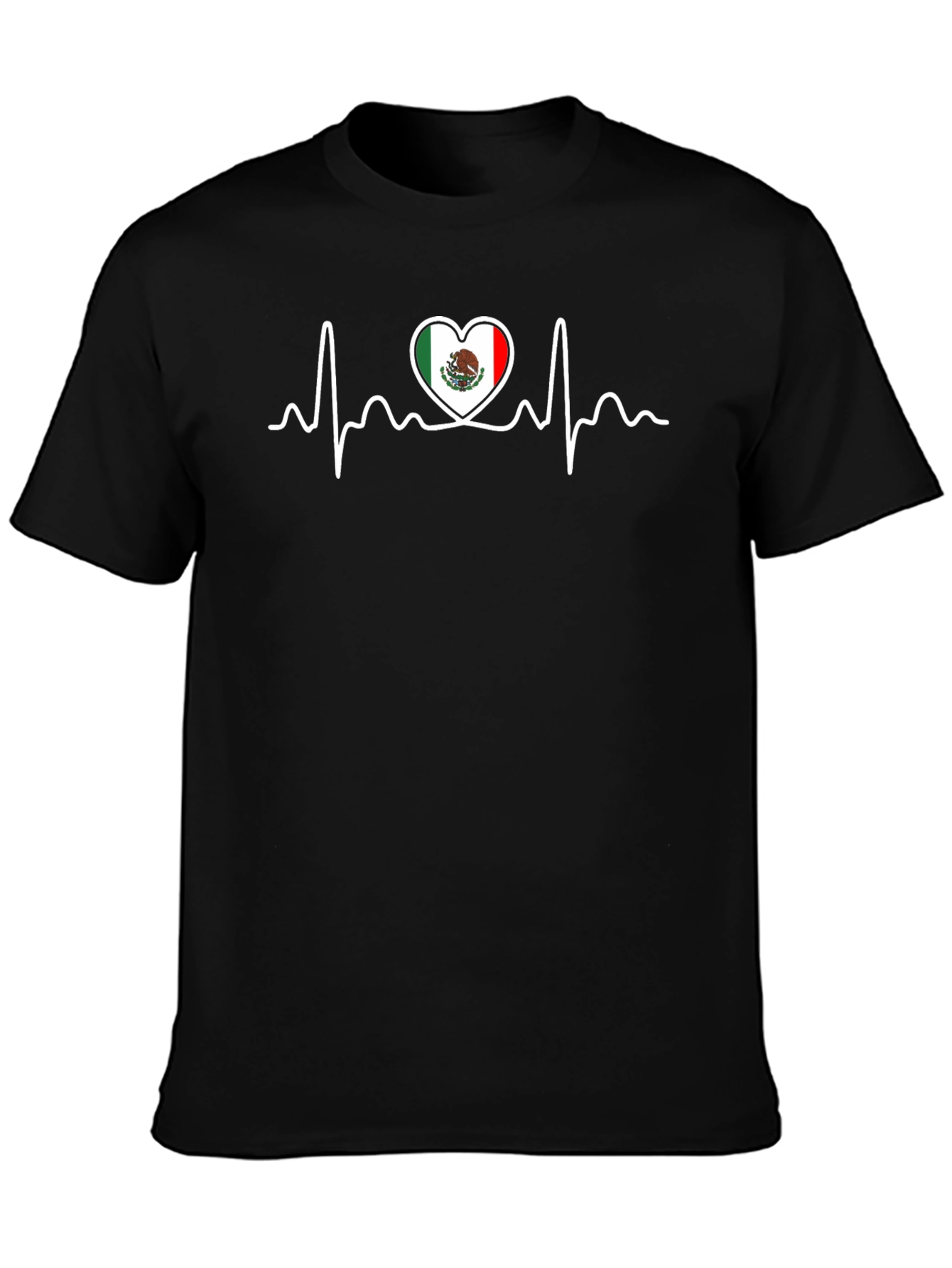 Mexico Heartbeat T-Shirt - Viva Mexico