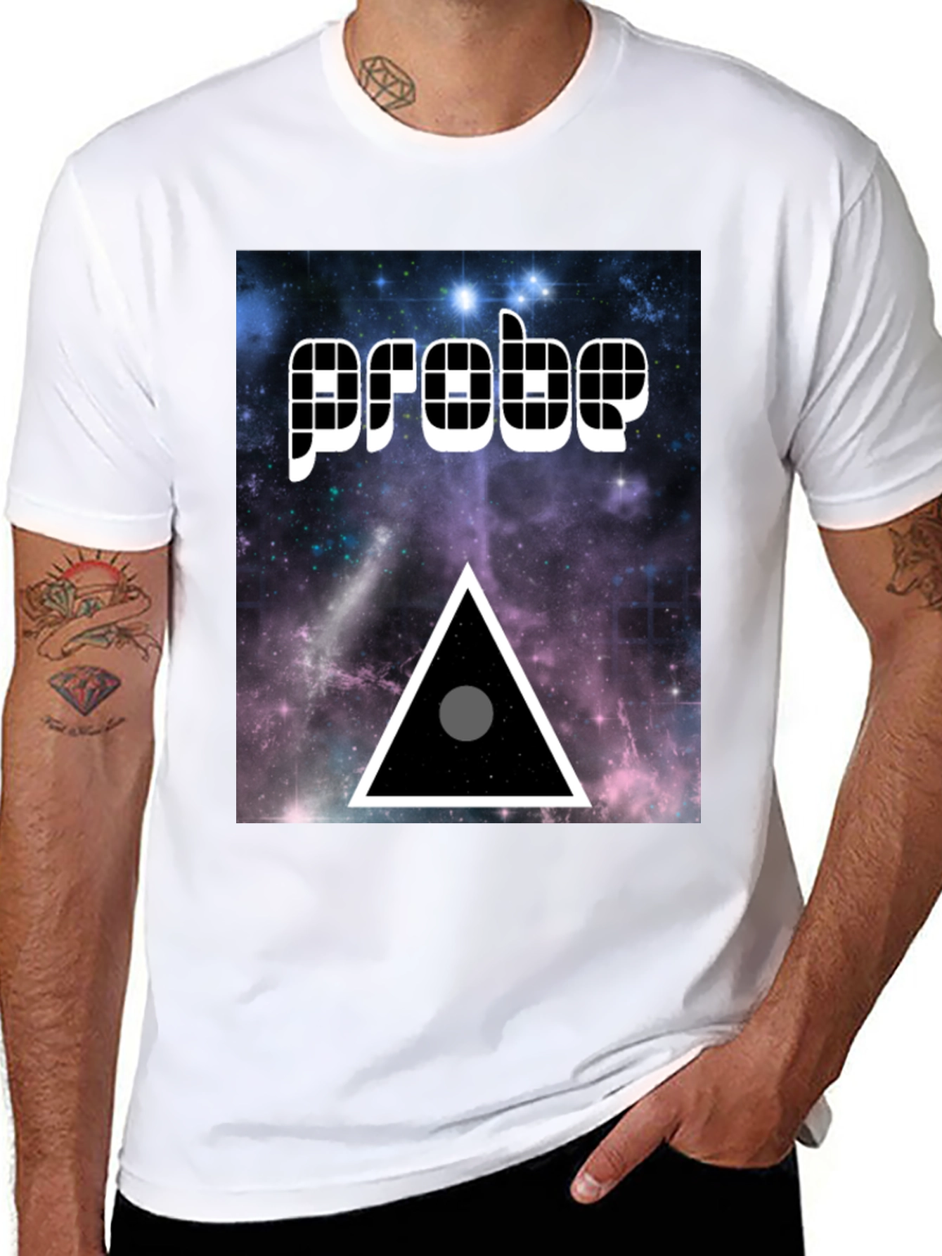 Probe Galaxy T-Shirt - Cosmic Design